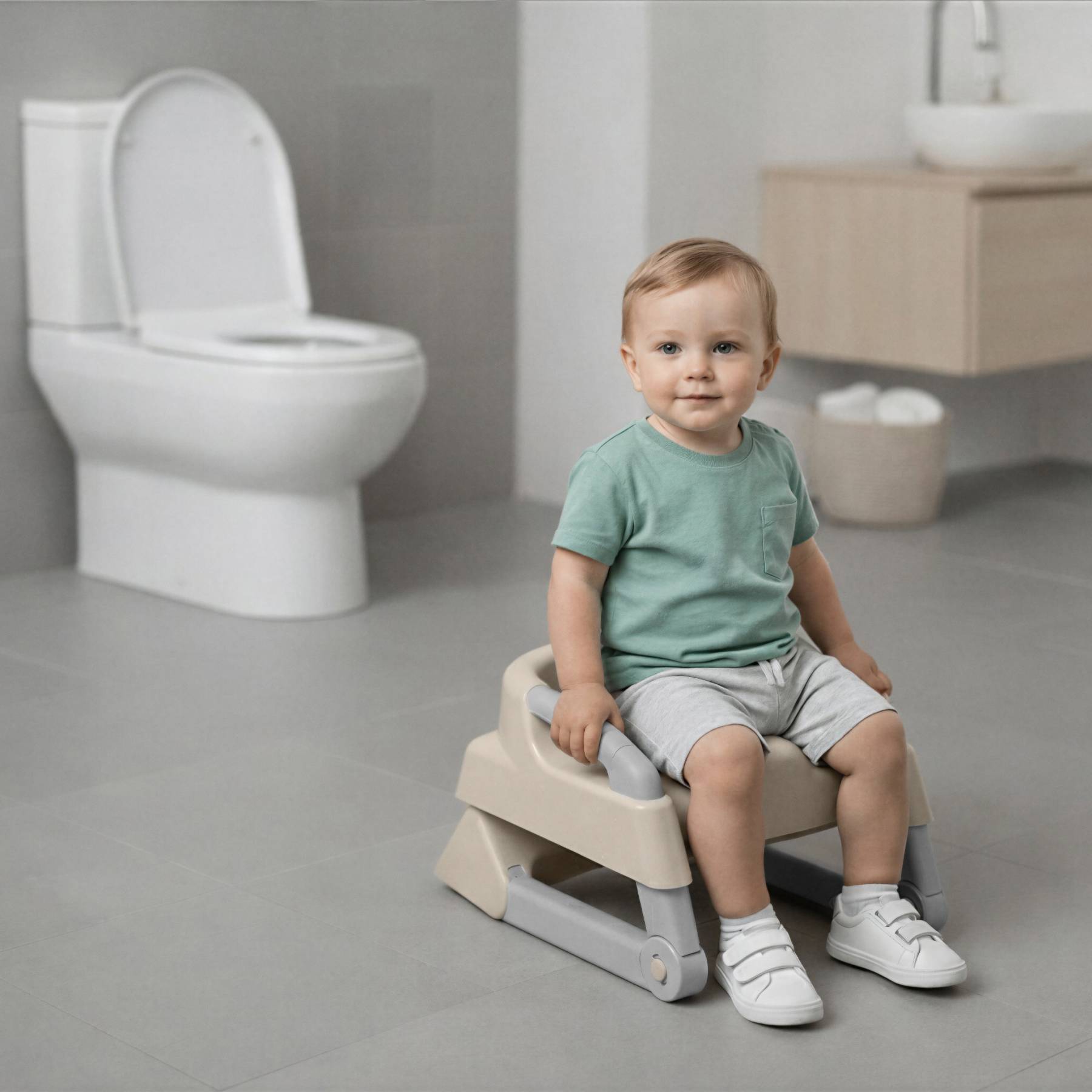 prinsel-potty-2-en-1-duna-entrenador-con-escalera image 3