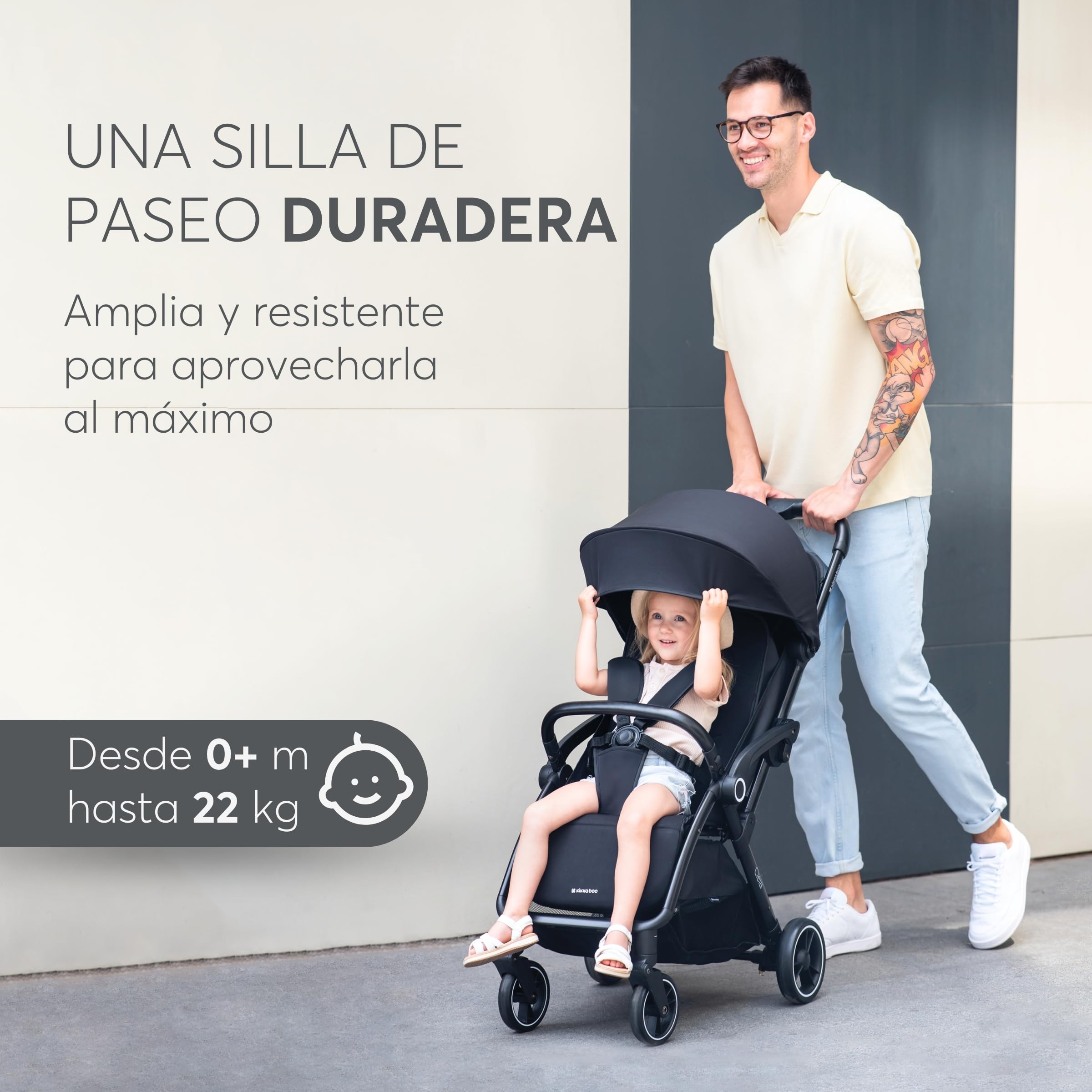 kikkaboo-ciela-silla-de-paseo-ligera-compacta-hasta-22-kg-rosa image 6