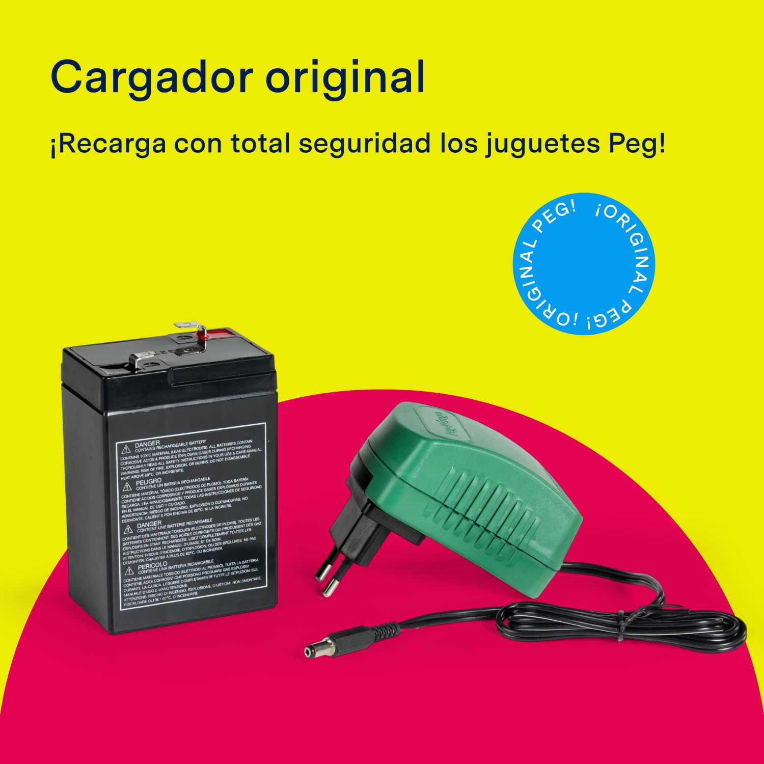 peg-perego-cargador-bater-a-6v-multilux-con-jack image 4