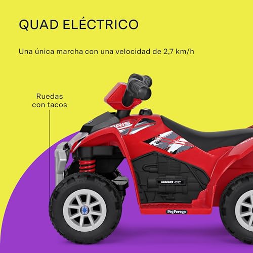 peg-perego-polaris-mini-quad-el-ctrico-infantil-6v-bater-a-litio-90-min-2-7-km-h image 8