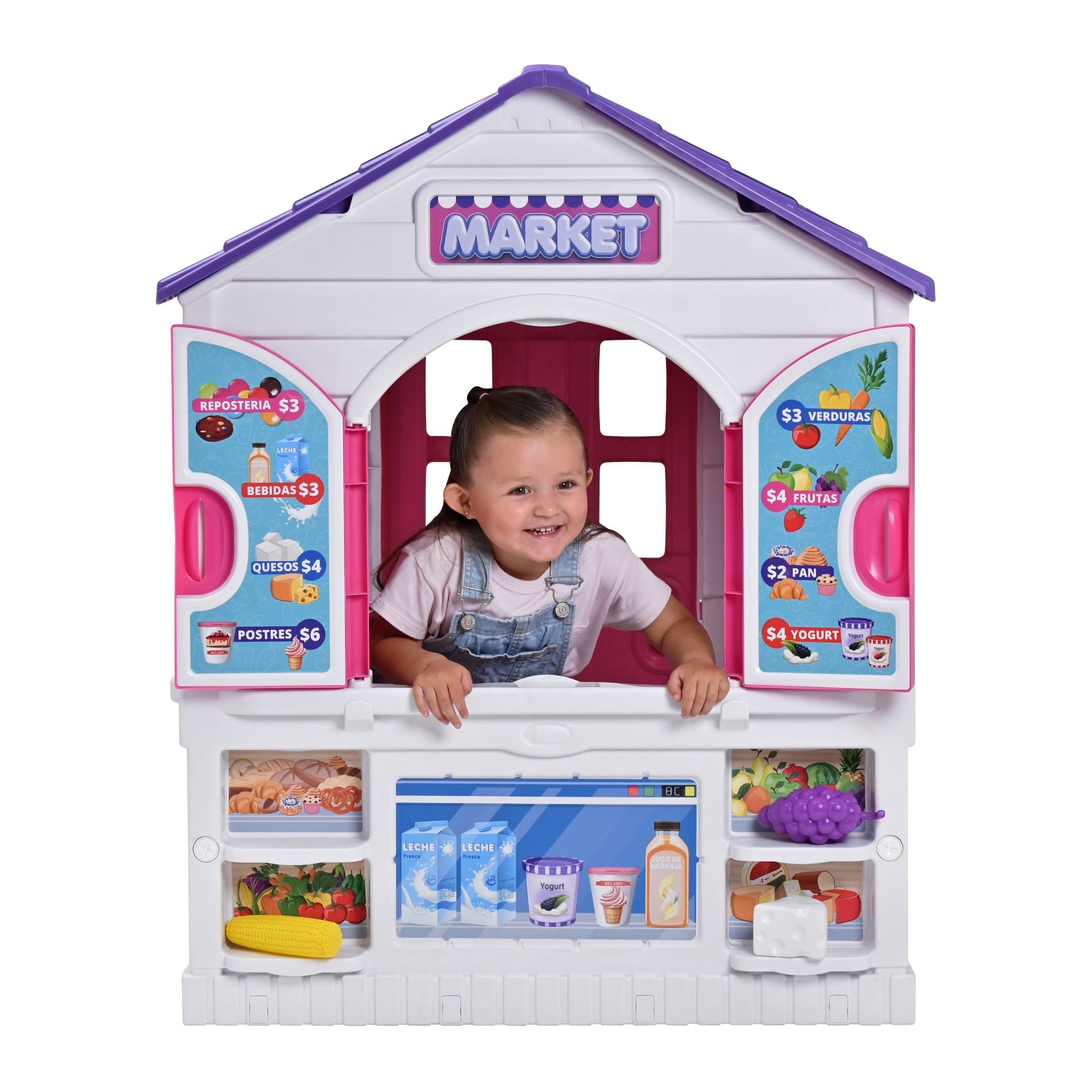 prinsel-playhouse-2-en-1-ni-a-casita-supermercado image 6