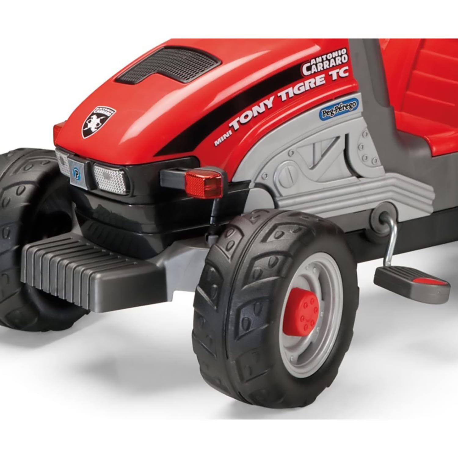 peg-perego-mini-tony-tigre-tractor-de-pedales-con-remolque image 3