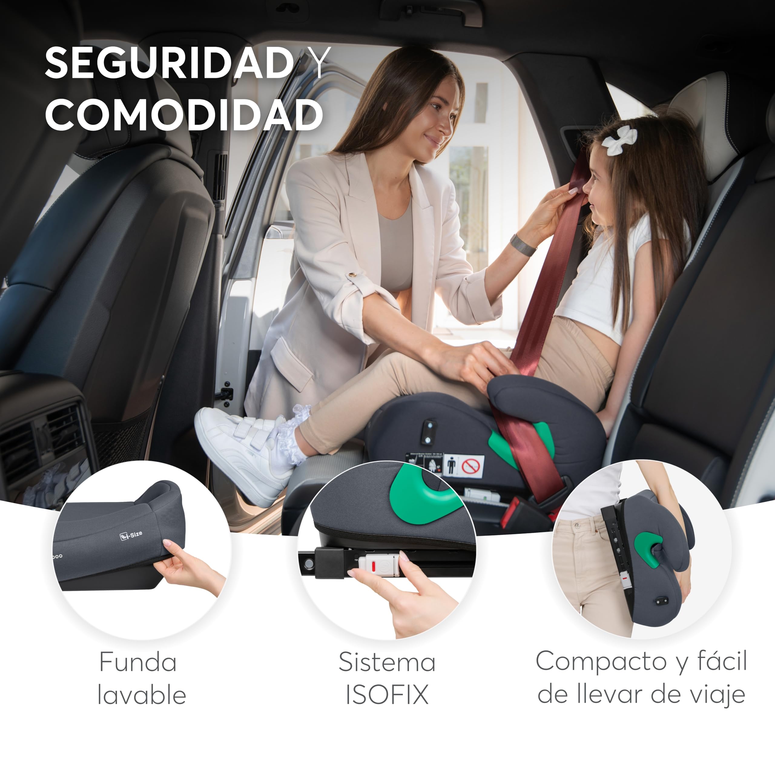 kikkaboo-i-pop-alzador-coche-isofix-i-size-125-150-cm-gris image 6
