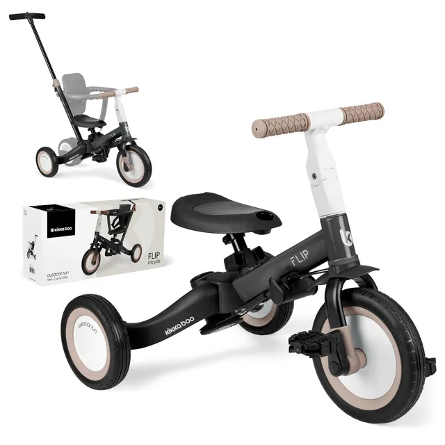 kikkaboo-flip-triciclo-evolutivo-5-en-1-de-1-a-5-a-os-negro image 1