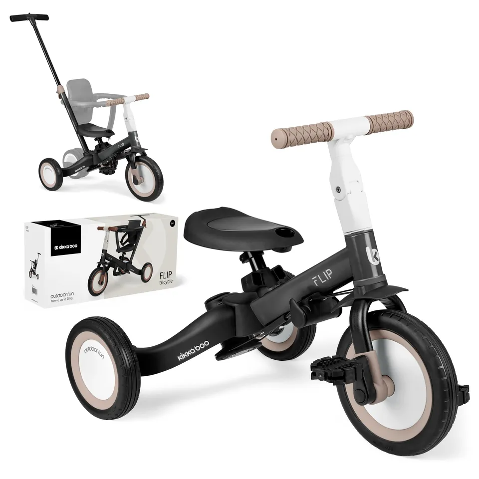 kikkaboo-flip-triciclo-evolutivo-5-en-1-de-1-a-5-a-os-negro image 1