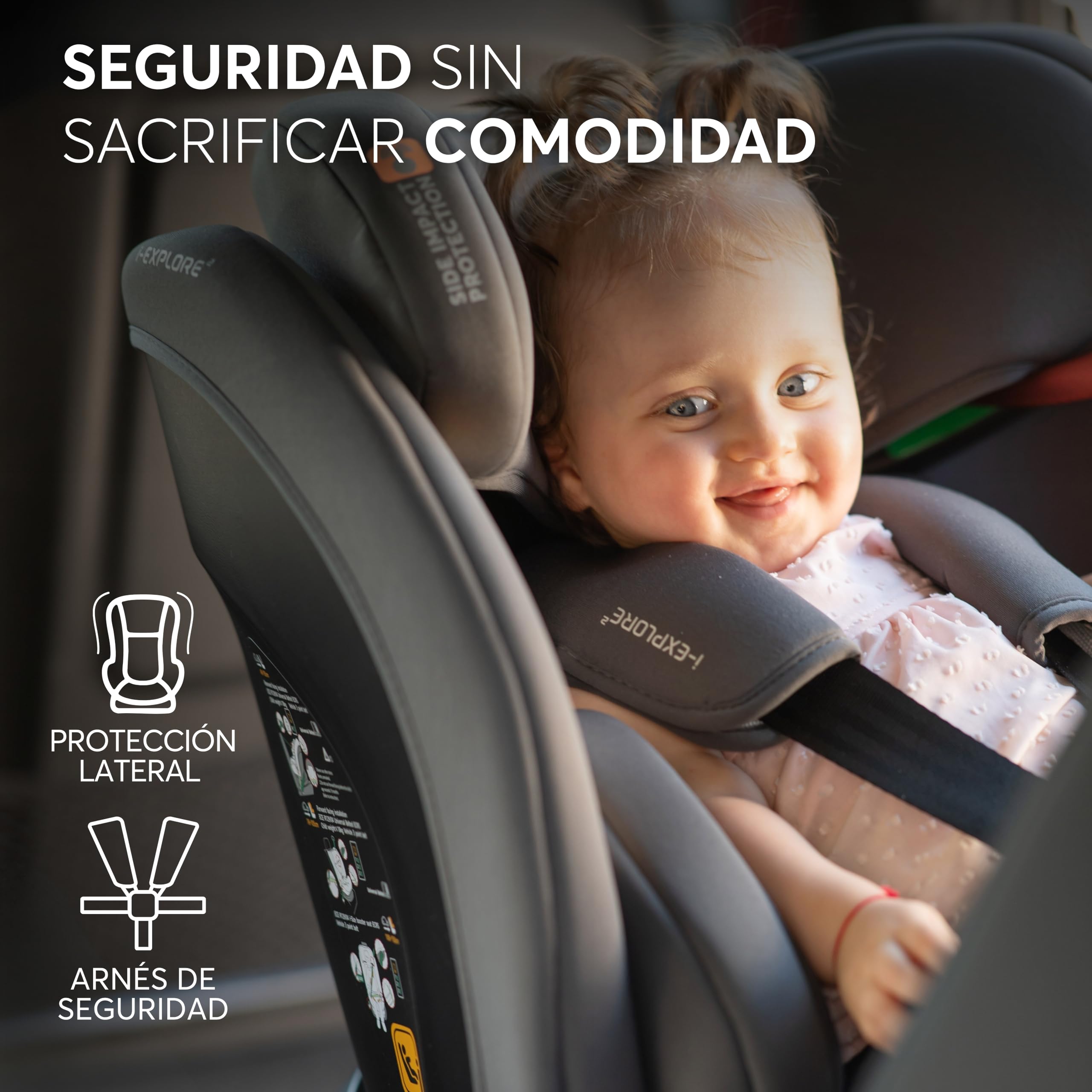 kikkaboo-i-explore-2-silla-coche-i-size-40-150-cm-sin-isofix-grey image 7