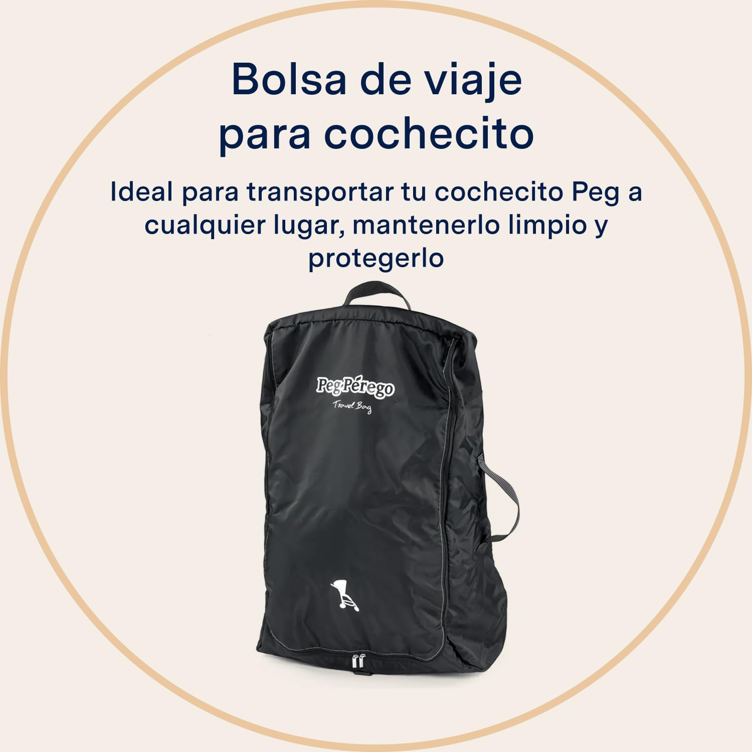 peg-perego-bolsa-viaje-con-ruedas-para-sillas-cierre-libro image 2