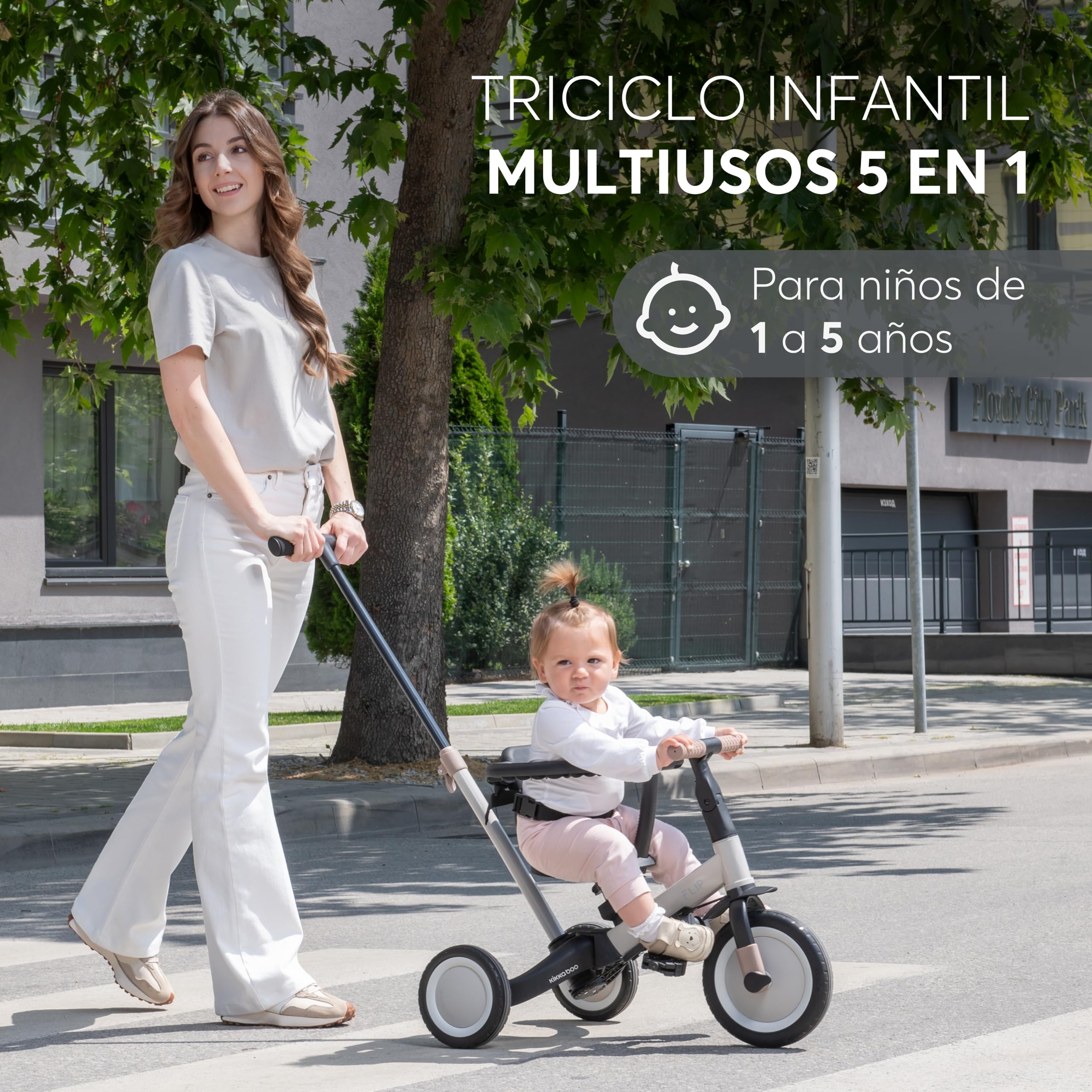 kikkaboo-flip-triciclo-evolutivo-5-en-1-de-1-a-5-a-os-negro image 2