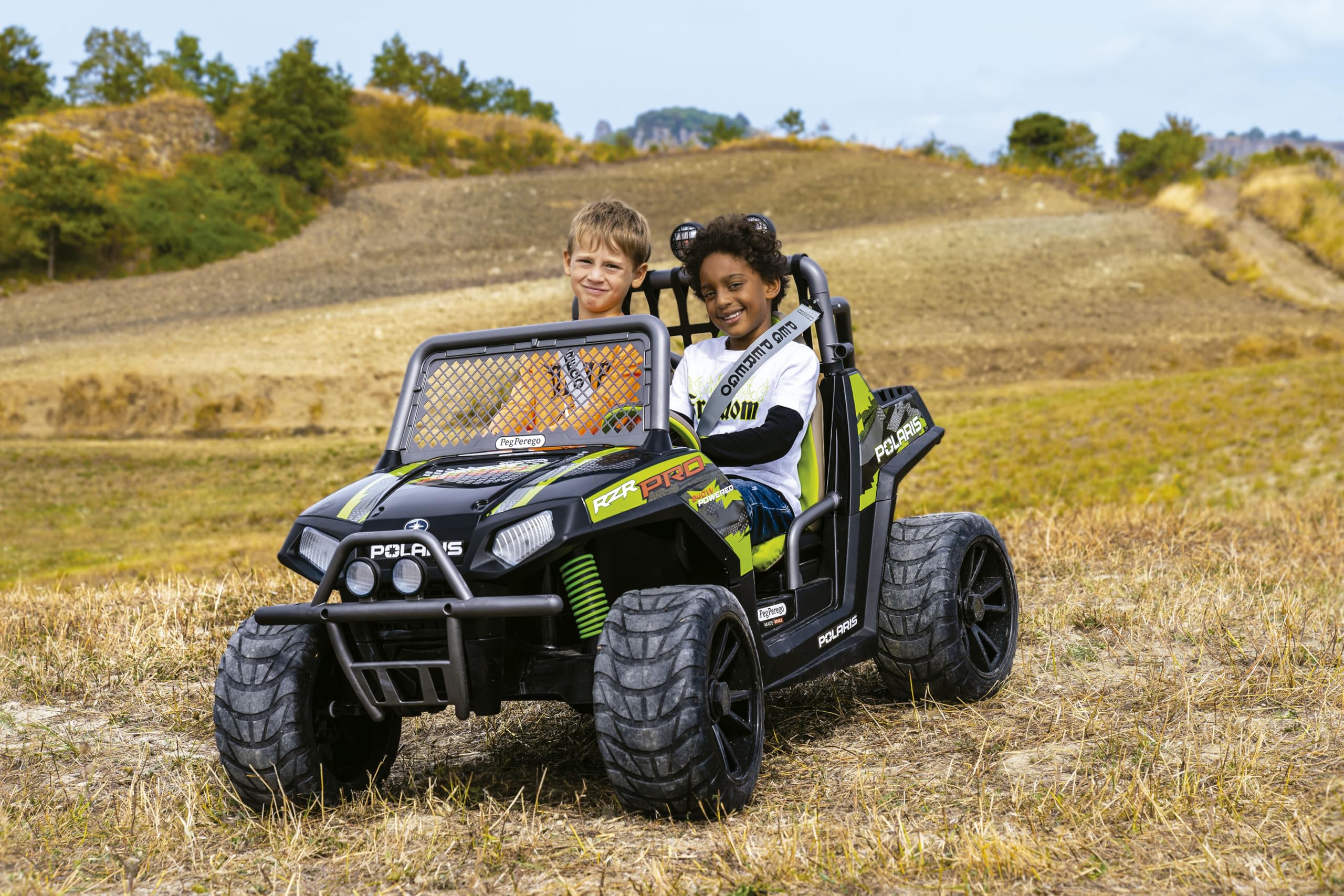 peg-perego-polaris-rzr-pro-green-shadow-todo-terreno-el-ctrico-infantil-24v-2-mo image 2