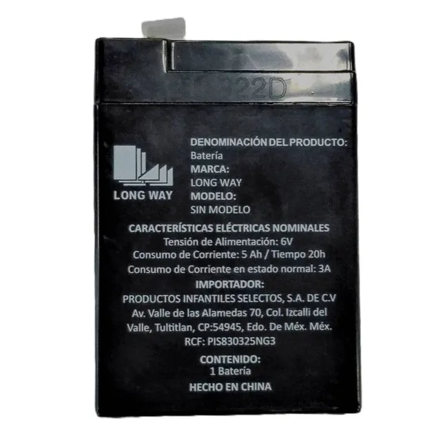 prinsel-bater-a-6-volts-recargable-para-moto-mini-quad image 1