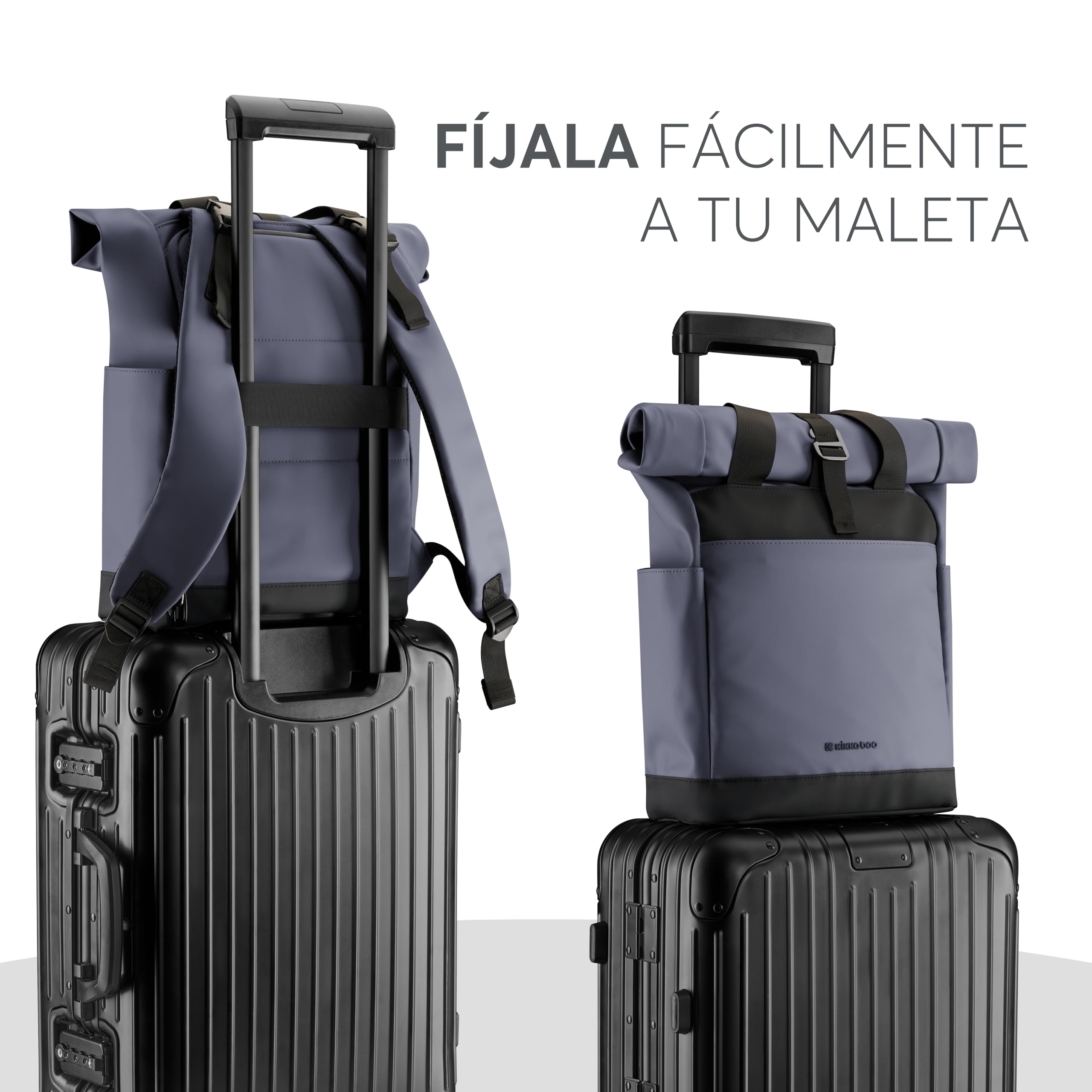 kikkaboo-cerise-mochila-pa-alera-negro-con-cambiador image 5