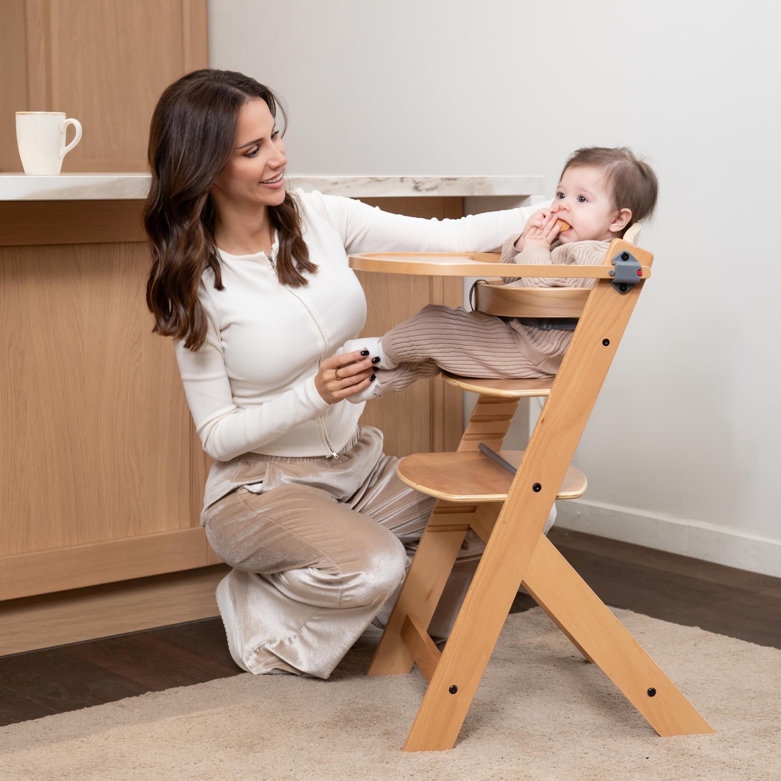 kikkaboo-nordy-trona-evolutiva-de-madera-blanca-hasta-35-kg image 7