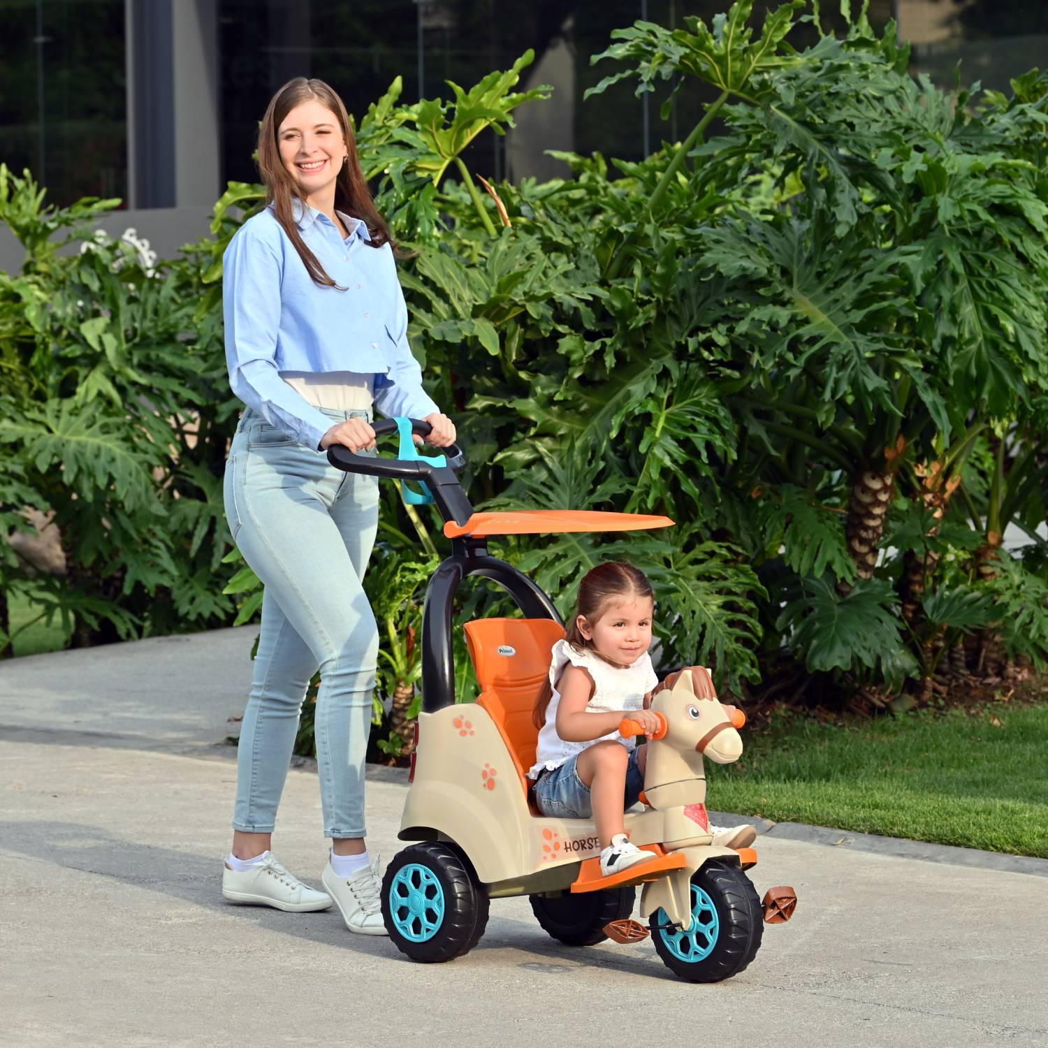 prinsel-super-trike-2-en-1-caballito-triciclo-push-car image 2