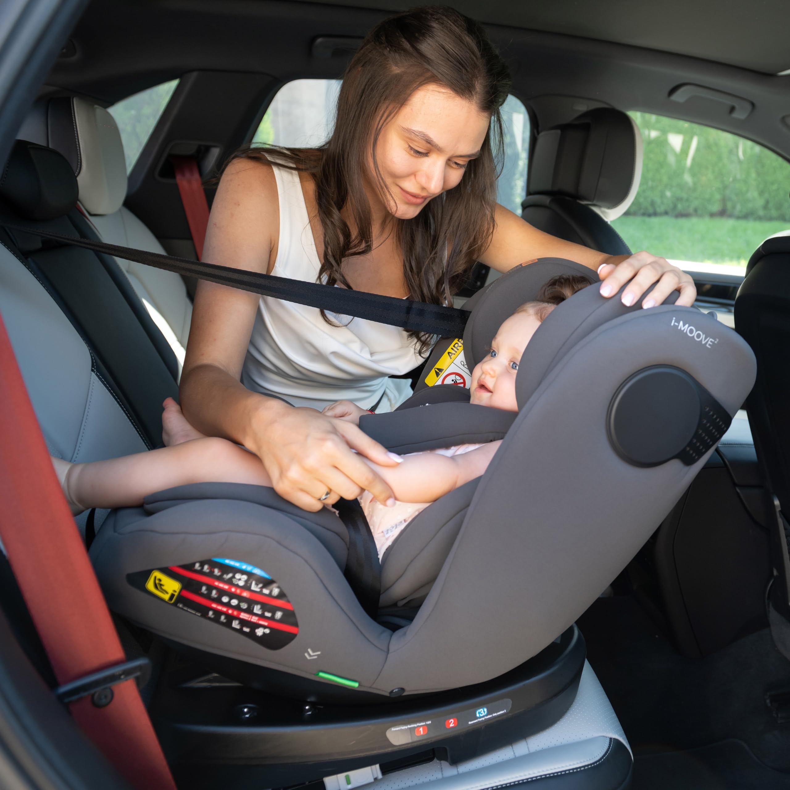 kikkaboo-i-moove-2-silla-coche-i-size-40-150-cm-isofix-360-gris-oscuro image 2