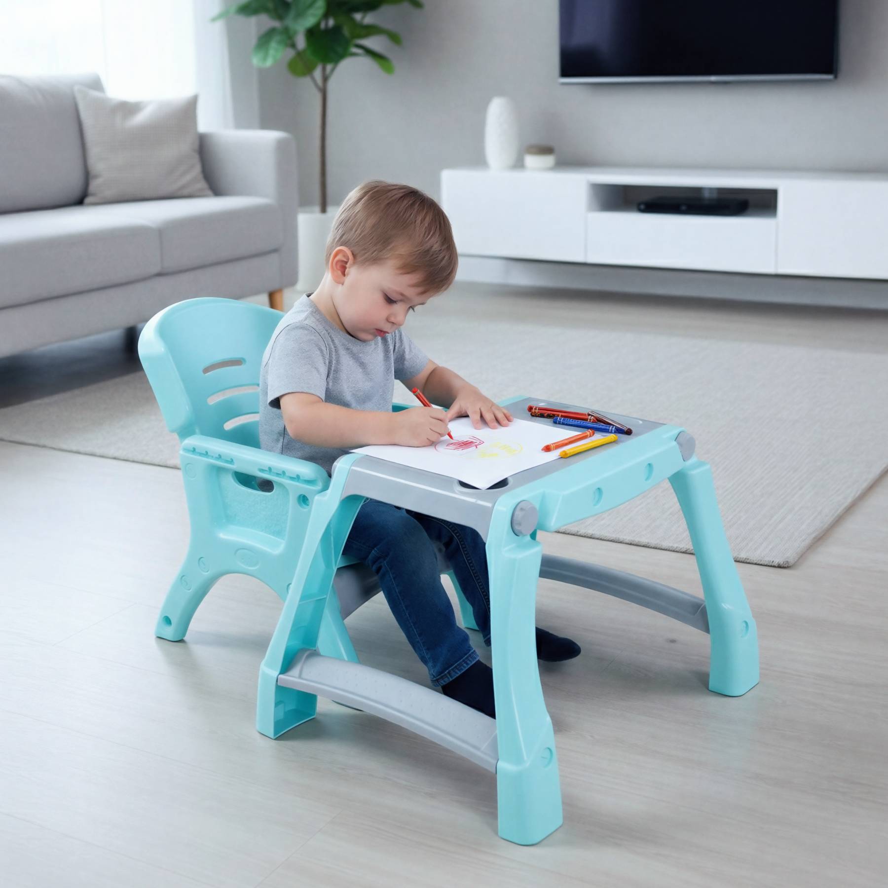 prinsel-baby-evolution-3-en-1-ba-era-silla-alta-azul image 6