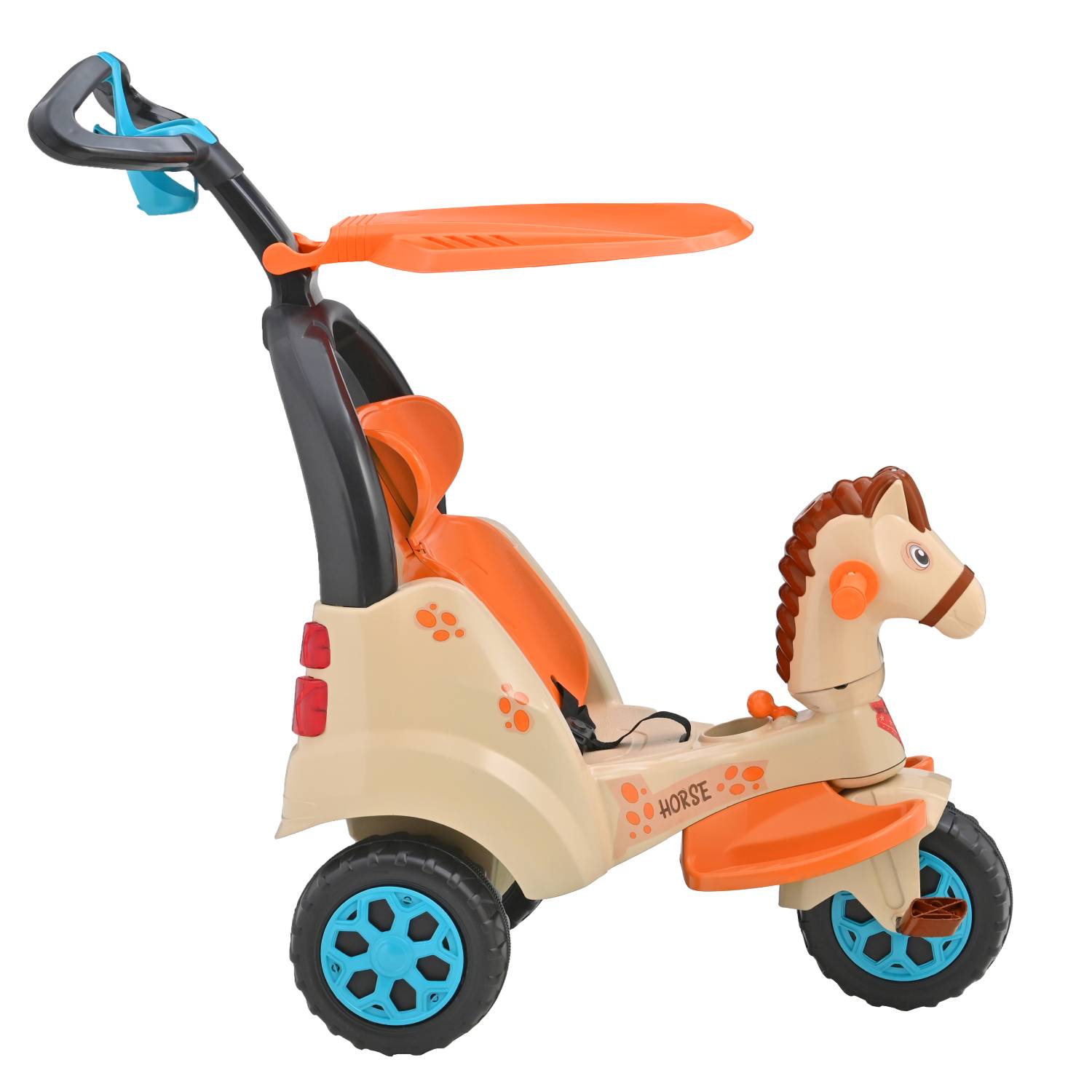 prinsel-super-trike-2-en-1-caballito-triciclo-push-car image 5