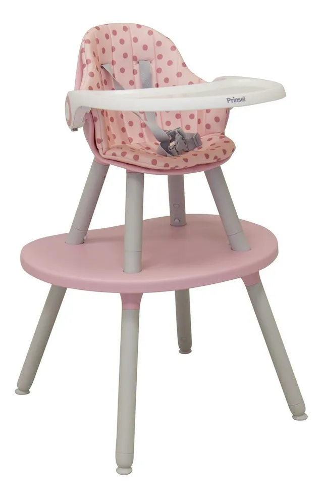 silla-alta-prinsel-bistro-3-en-1-rosa image 1