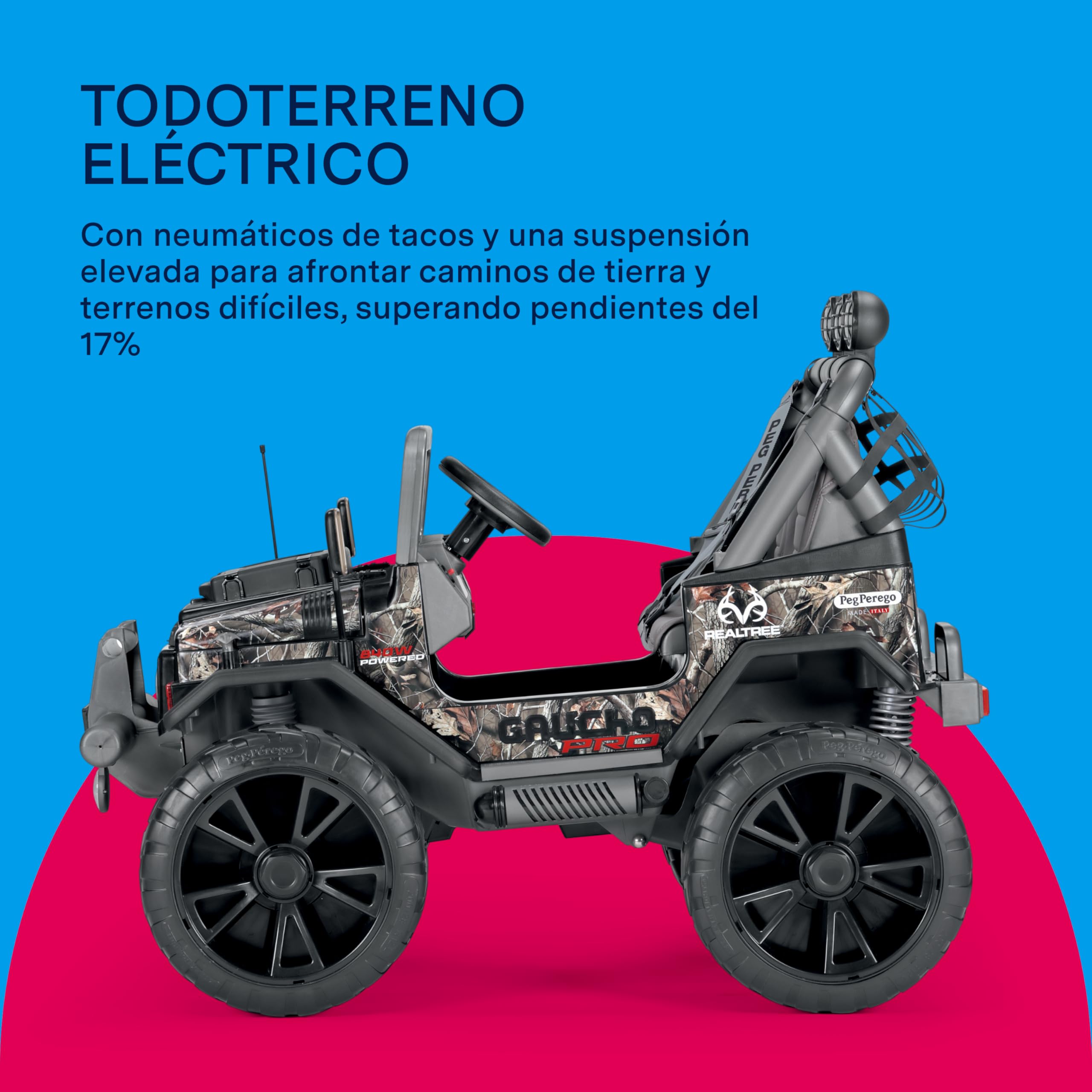peg-perego-gaucho-pro-realtree-todoterreno-el-ctrico-24v-2-plazas image 3
