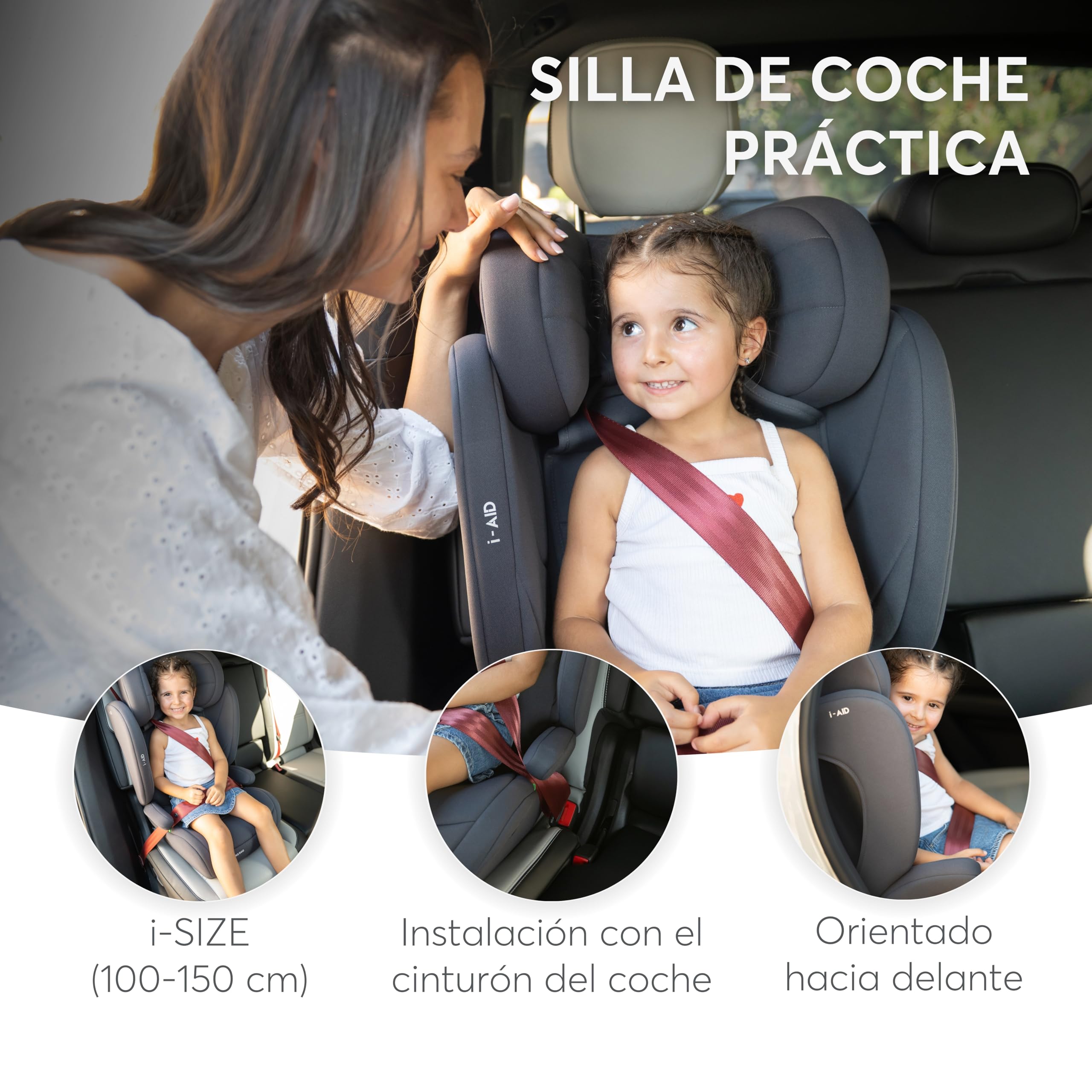 kikkaboo-i-aid-silla-de-coche-grupo-2-3-15-36-kg-100-150-cm-negro-sin-isofix image 8