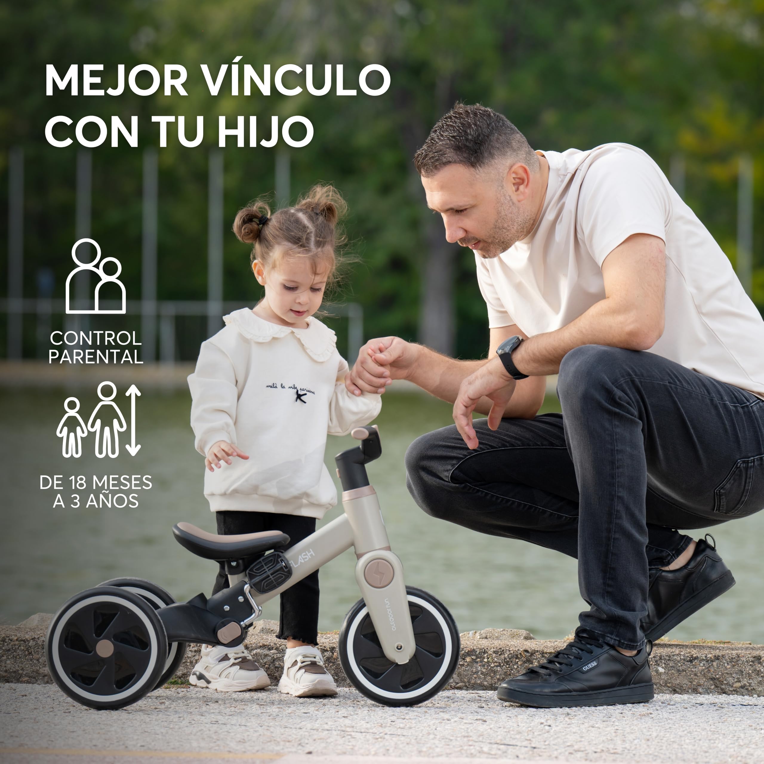 kikkaboo-flash-triciclo-evolutivo-5-en-1-desde-18-meses-a-4-a-os-con-manillar-de image 8