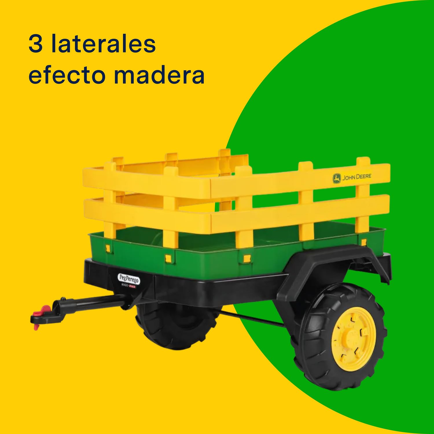 peg-perego-john-deere-dual-force-trailer-remolque-de-dos-ruedas-para-tractor-el- image 4