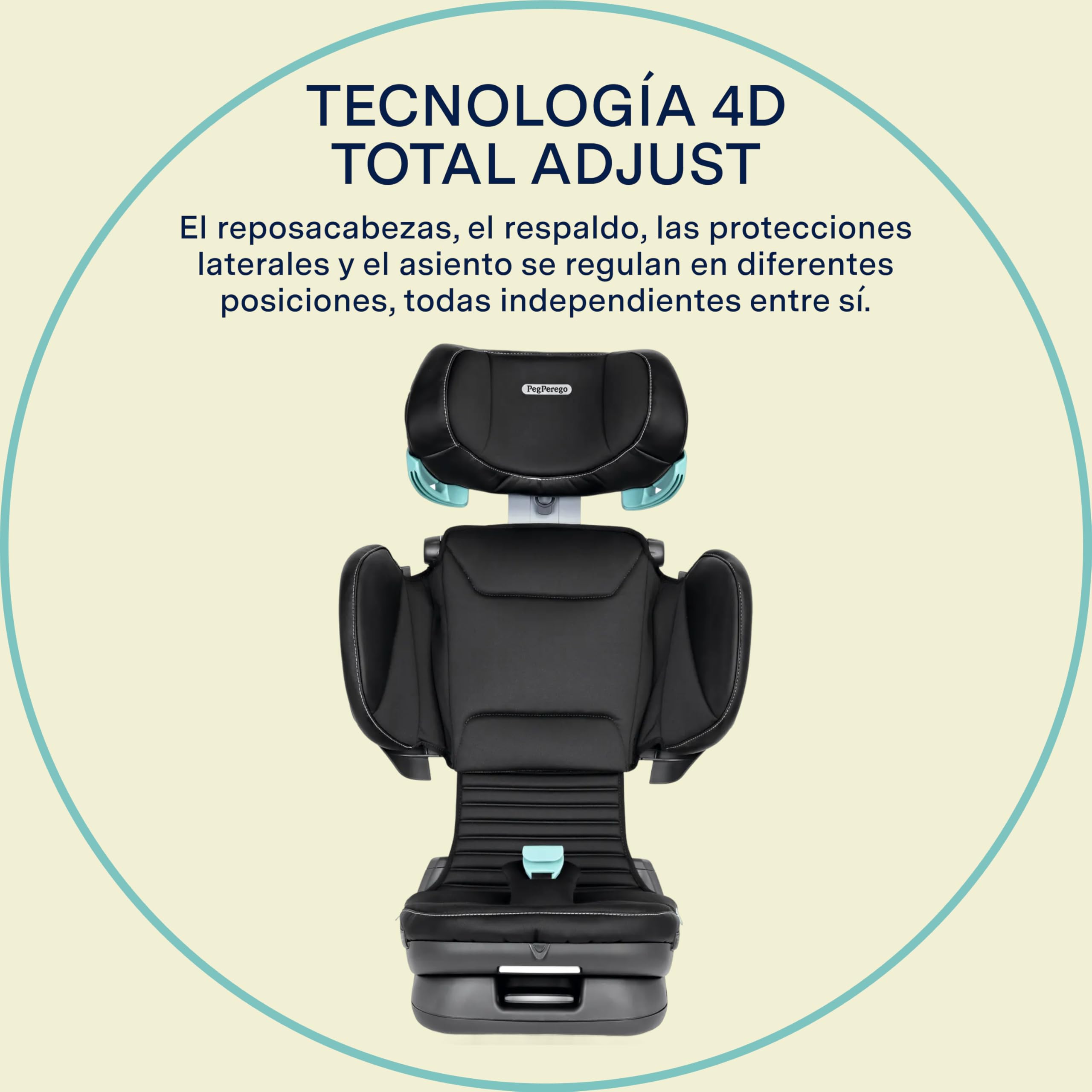 peg-perego-viaggio-flex-silla-de-coche-isofix-i-size-100-150-cm-plegable-licoric image 3