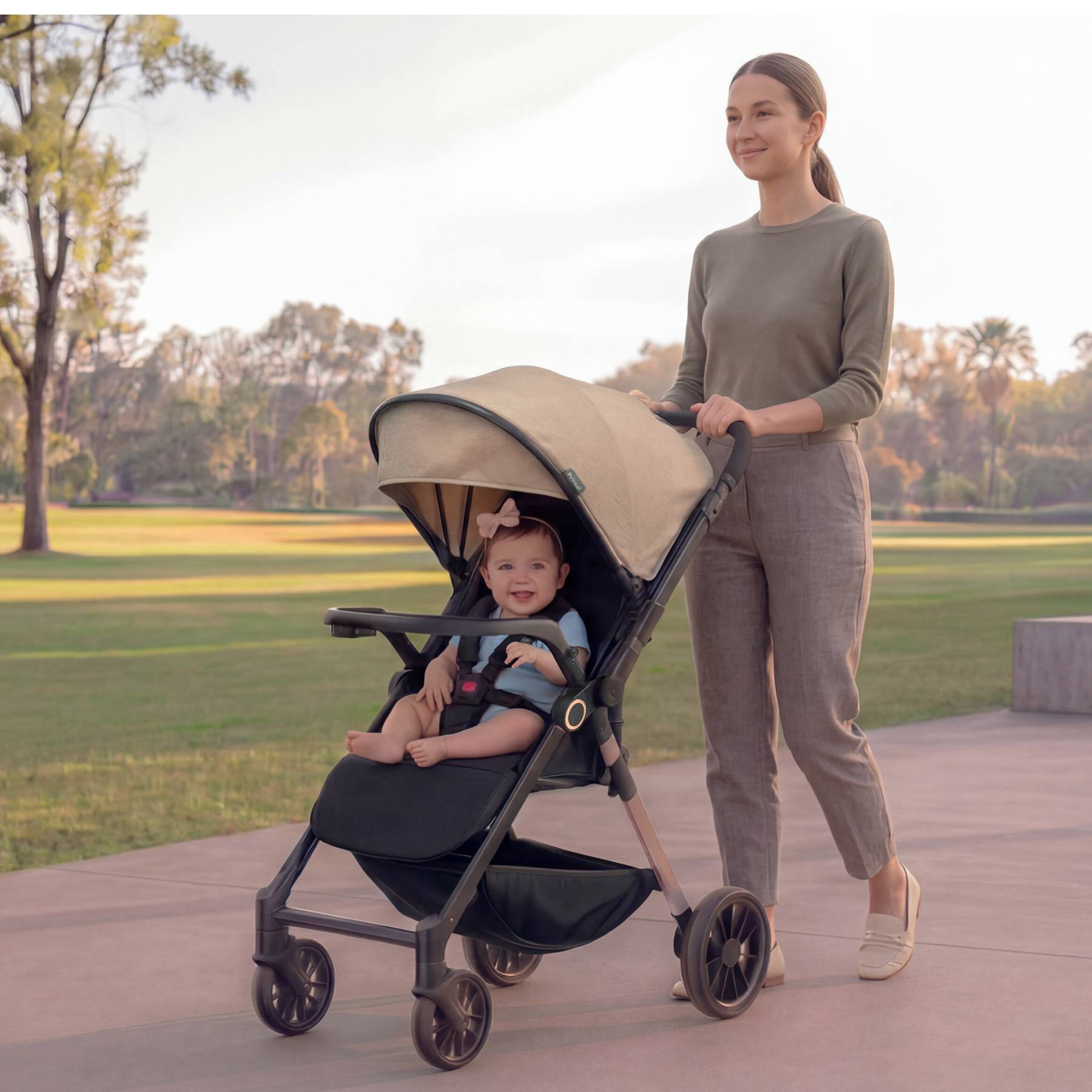 prinsel-spark-reversible-beige-carriola-reversible image 2