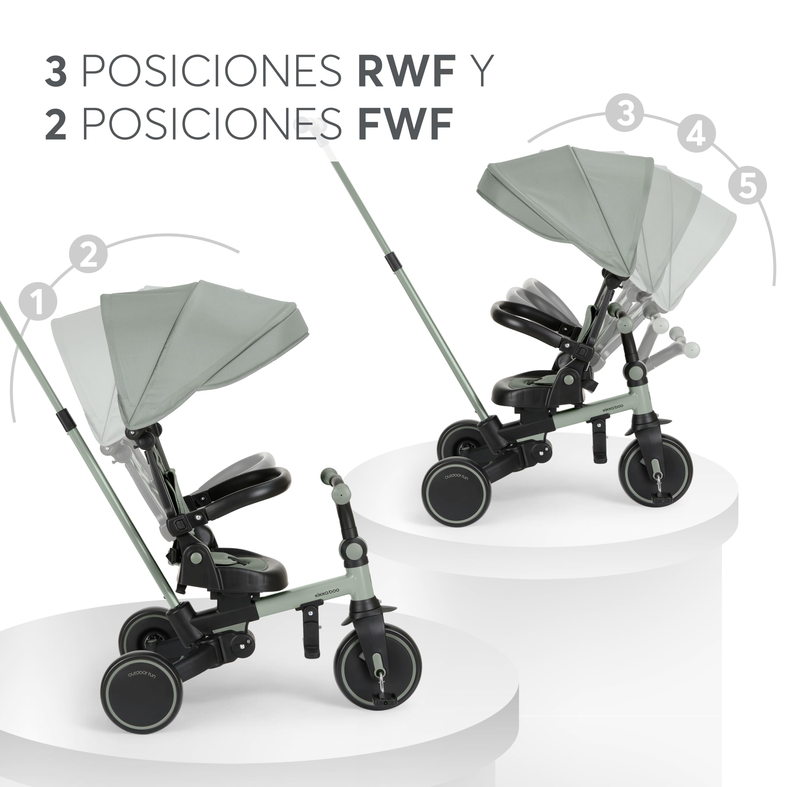 kikkaboo-aluma-triciclo-evolutivo-8-en-1-plegable-verde image 8