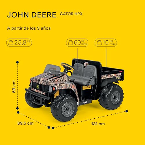 peg-perego-john-deere-gator-hpx-camo-tractor-el-ctrico-12v-2-plazas image 7