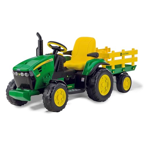 peg-perego-or0047-john-deere-tractor-el-ctrico-12v-con-remolque image 8