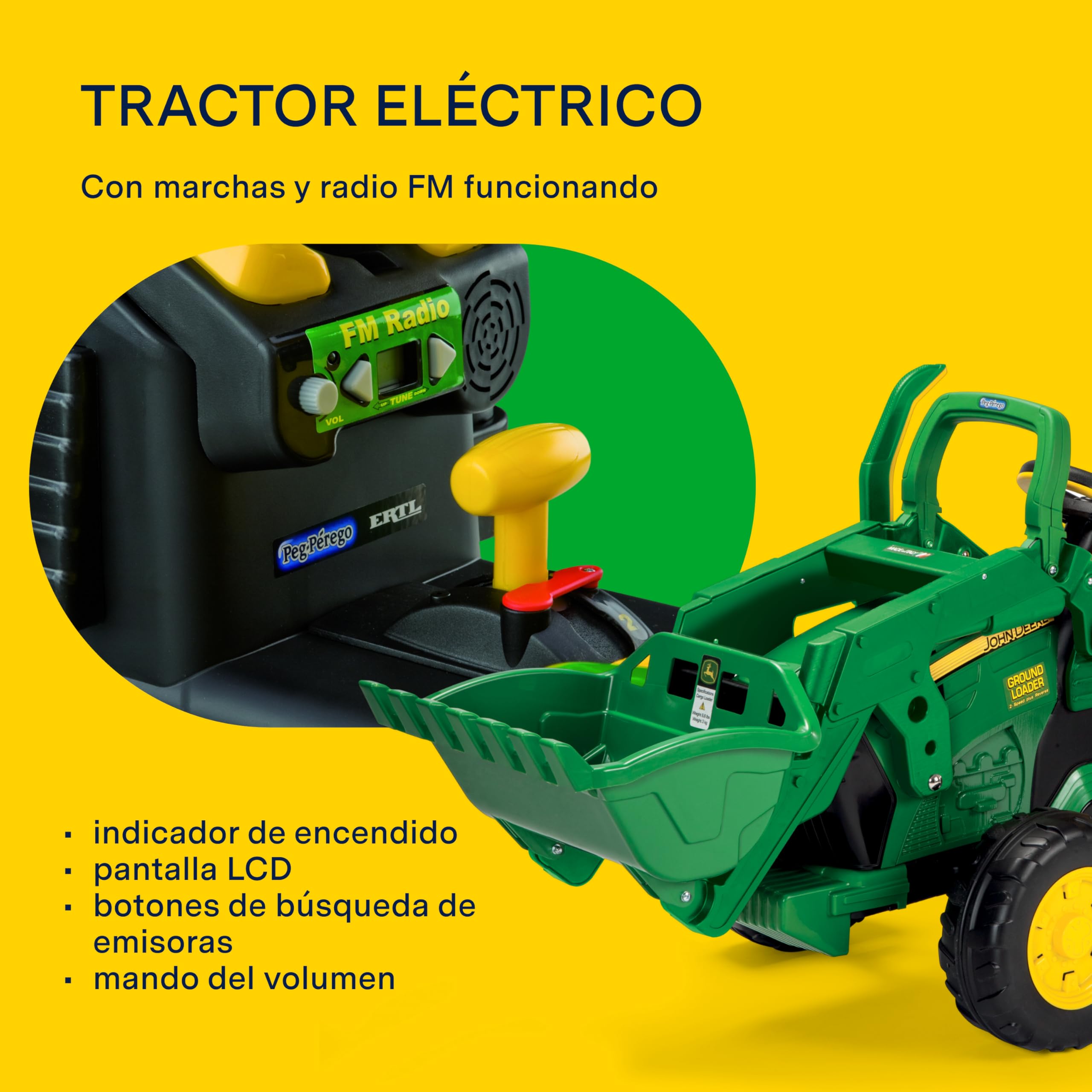 peg-perego-john-deere-ground-loader-tractor-el-ctrico-montable-para-ni-os-desde- image 4