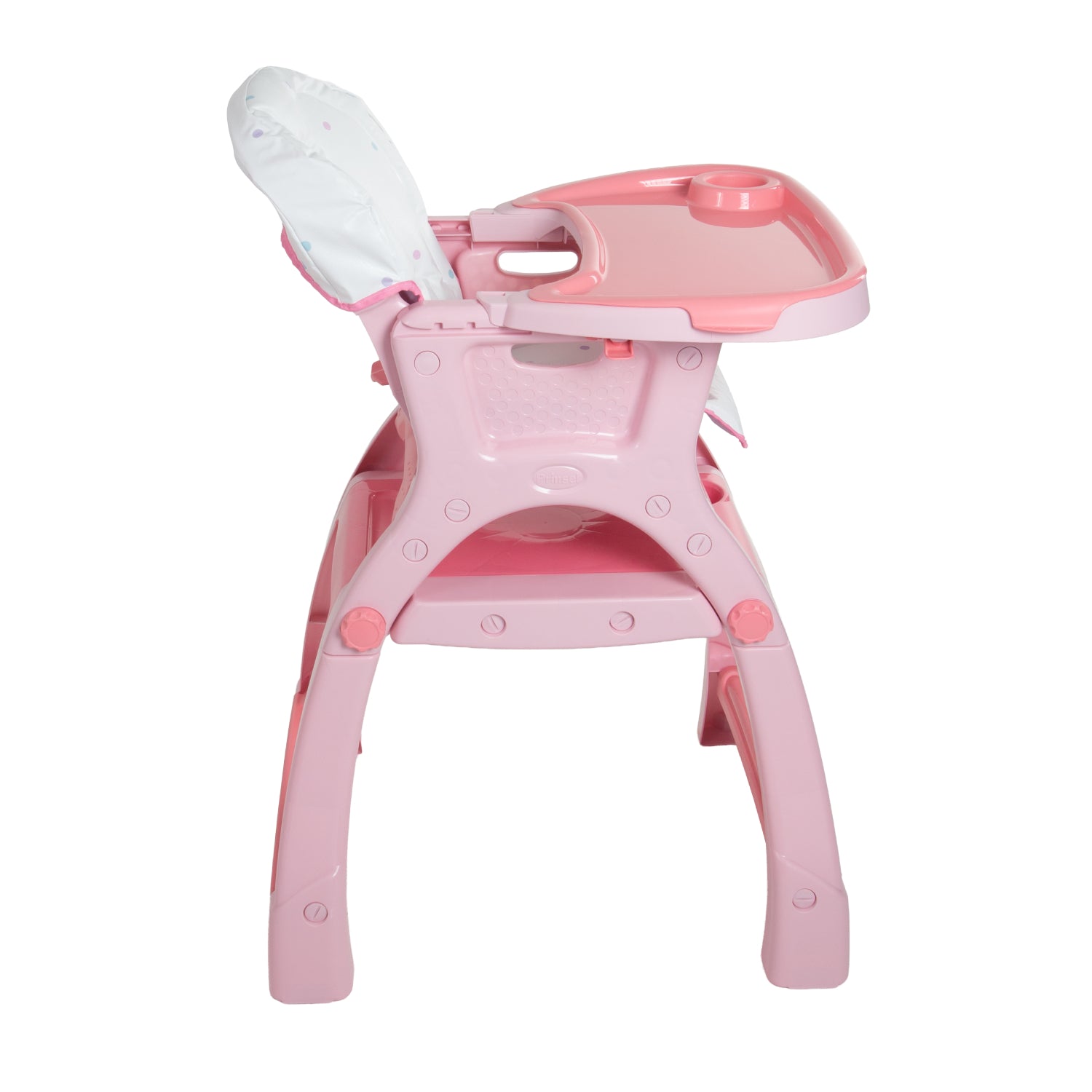 prinsel-kinder-city-2-en-1-rosa-silla-alta-convertible-a-escritorio image 2