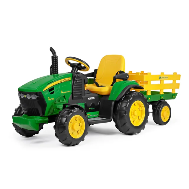 peg-perego-john-deere-rc-tractor-el-ctrico-12v-con-remolque-y-mando image 1