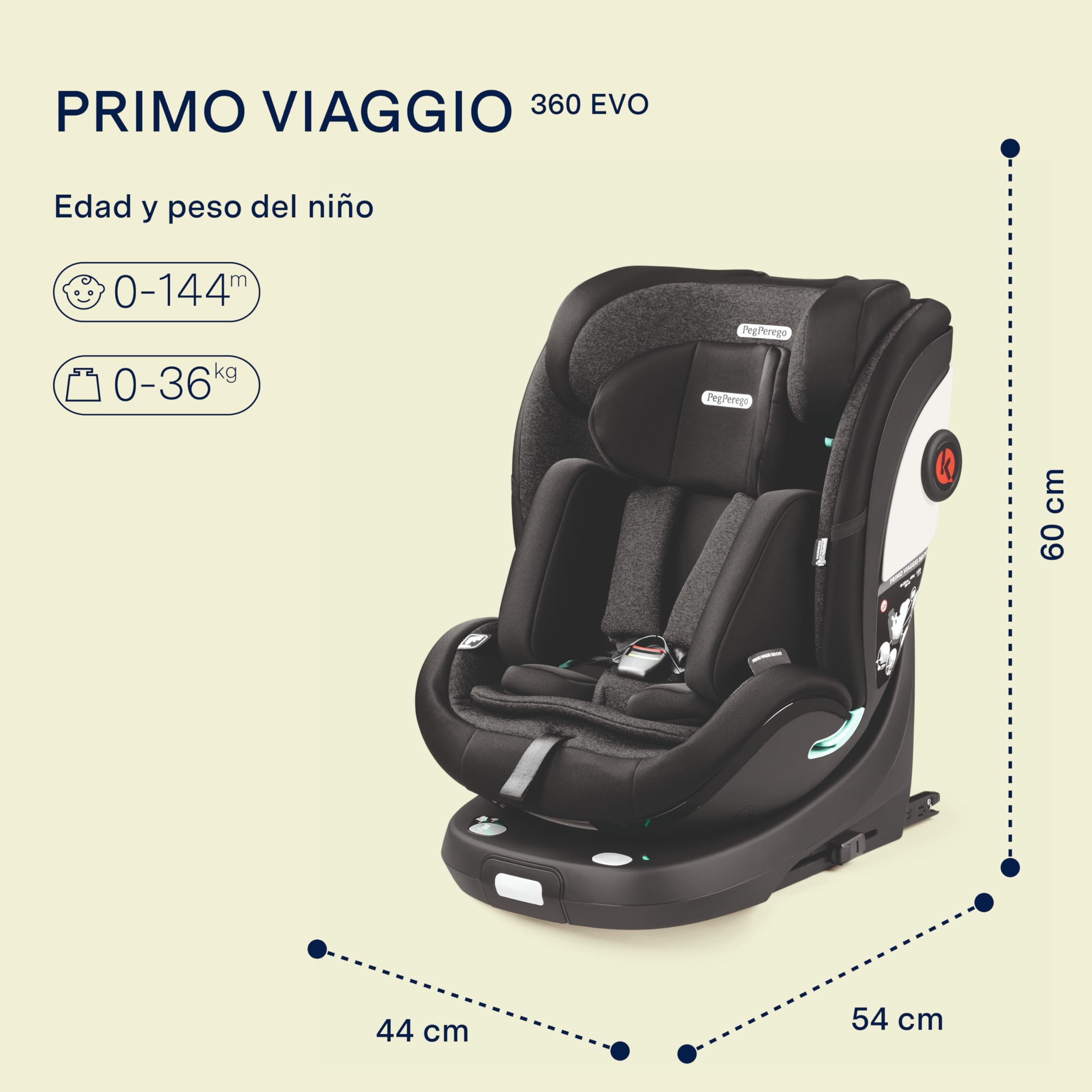 peg-perego-primo-viaggio-360-evo-silla-de-coche-evolutiva-all-in-one-con-isofix- image 2