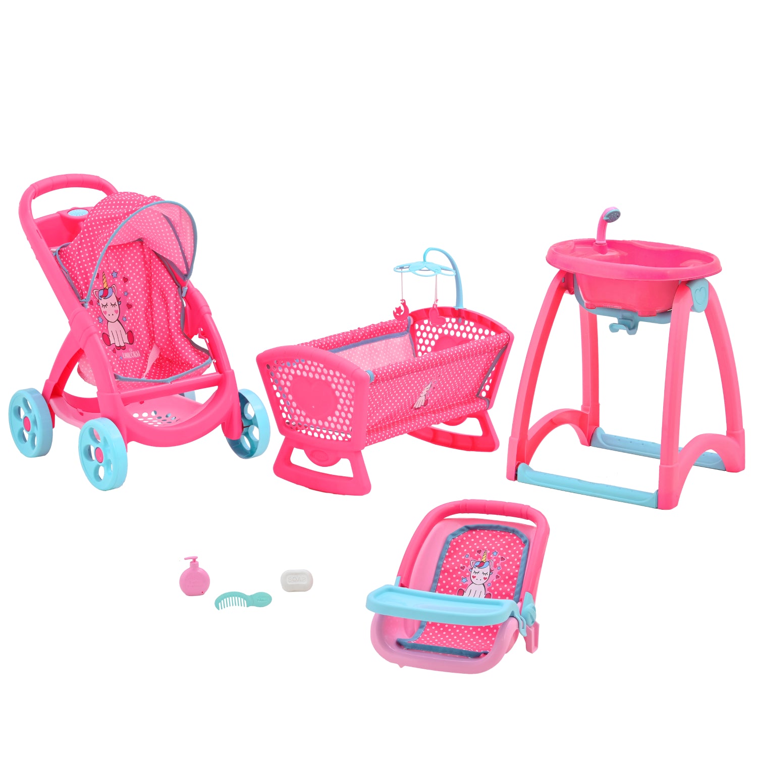 prinsel-combo-sweet-unicornio-lx-set-5-piezas-para-mu-ecas image 2
