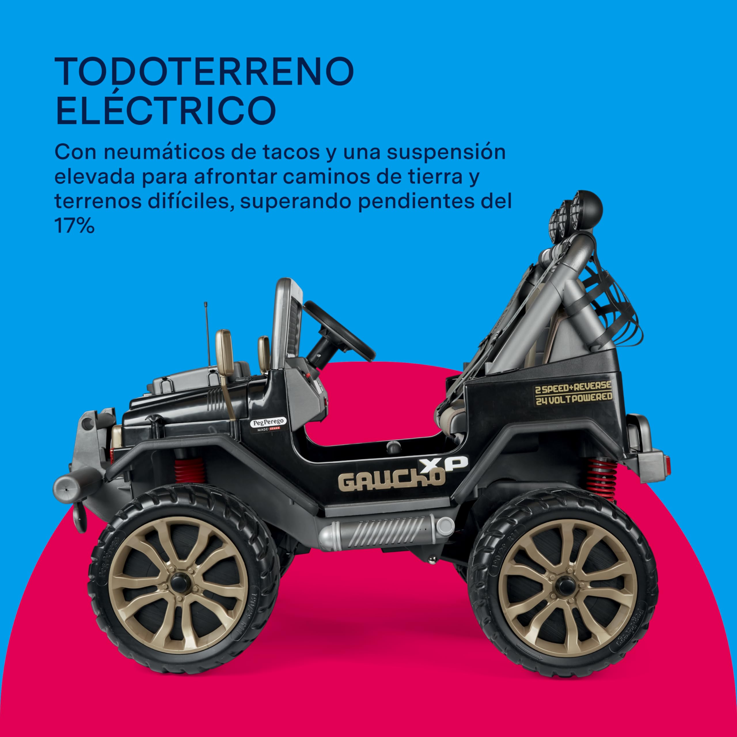 peg-perego-gaucho-xp-veh-culo-el-ctrico-todoterreno-24v-480w-para-ni-os-3-a-os image 3