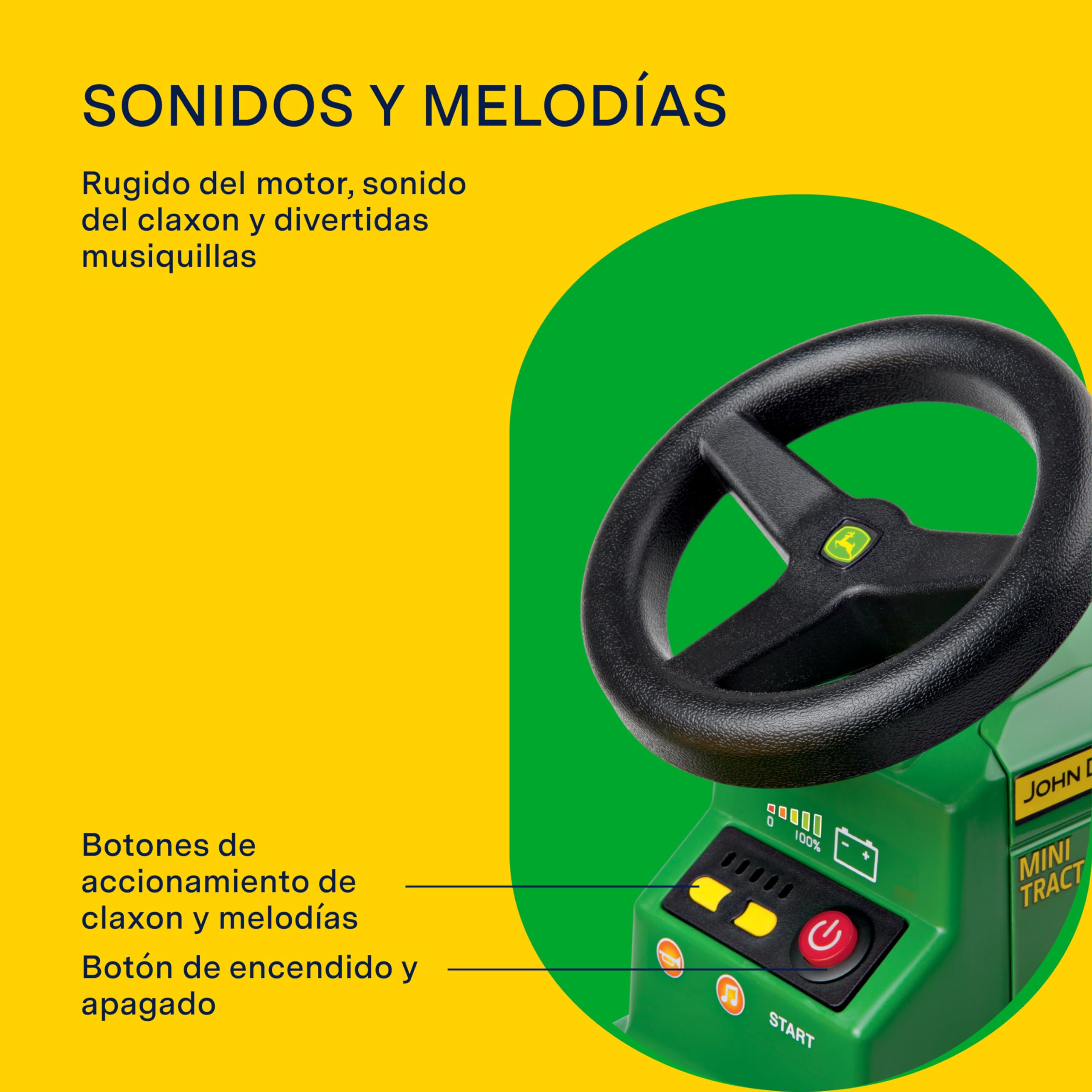 peg-perego-john-deere-mini-tractor-6v-tractor-el-ctrico-montable-desde-1-a-o image 5