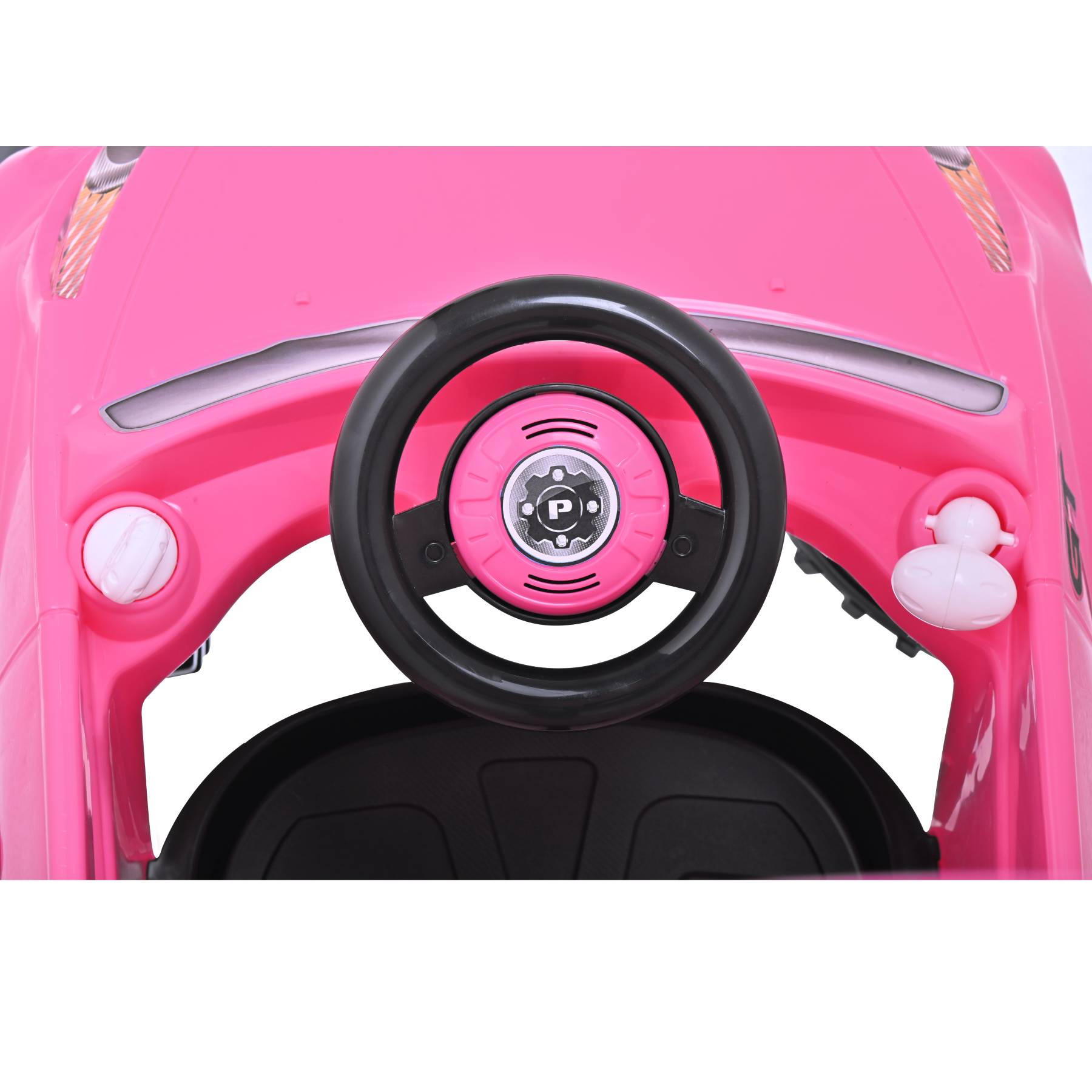 prinsel-push-car-corsa-rosa-montable-deportivo-con-sonidos image 4