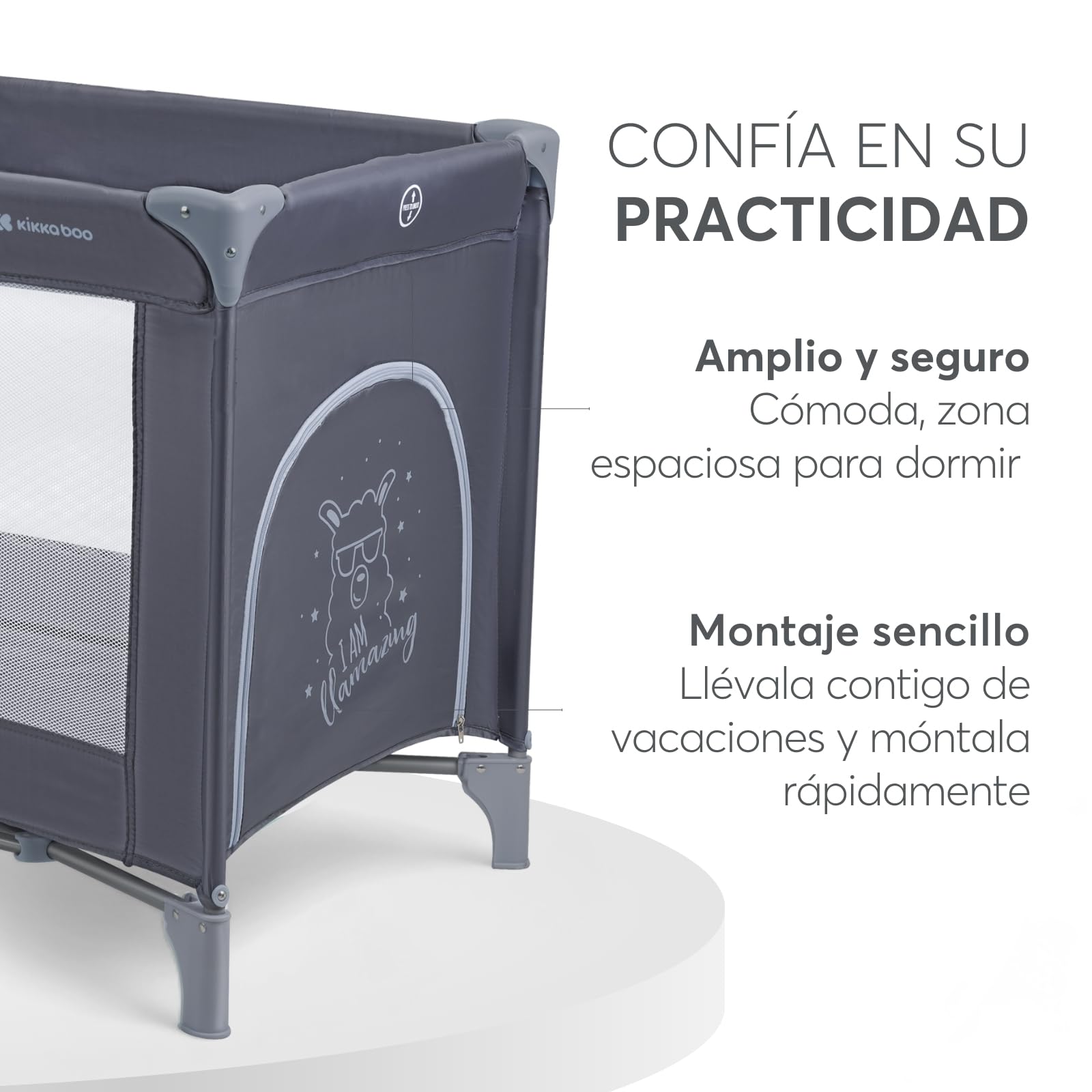 kikkaboo-so-gifted-cuna-de-viaje-120x60-cm-hasta-15-kg-azul-marino image 7