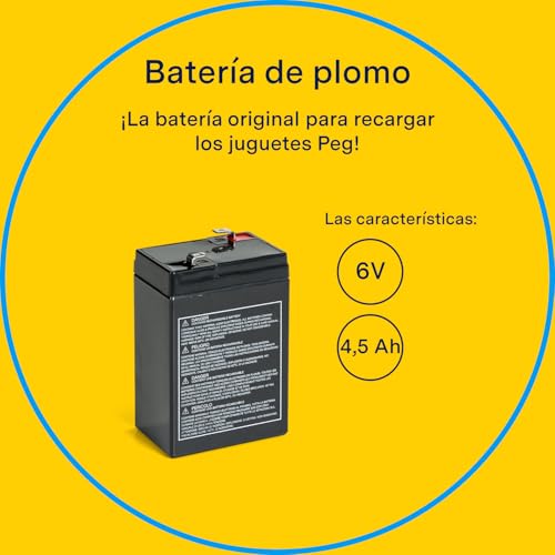 peg-perego-bater-a-6v-4-5ah-con-jack-repuesto-original image 8