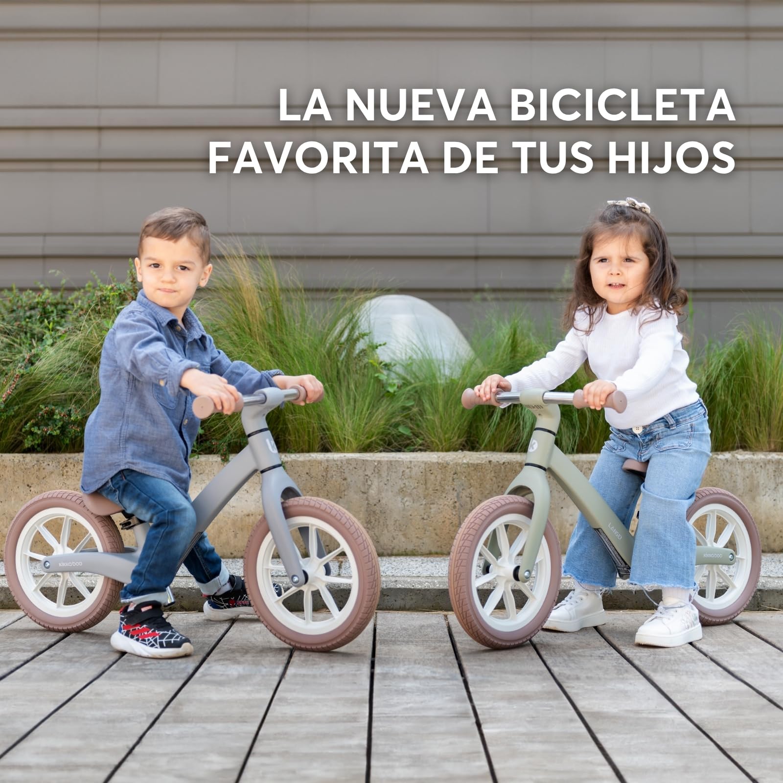 kikkaboo-lanser-bicicleta-sin-pedales-12-verde-militar image 6