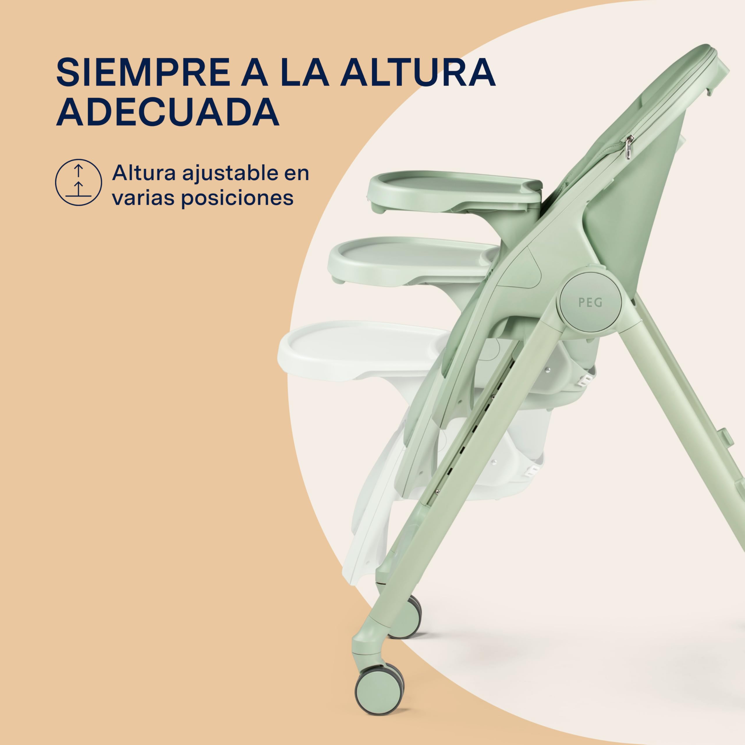 peg-perego-living-trona-evolutiva-3-en-1-sage-0-3-a-os image 4