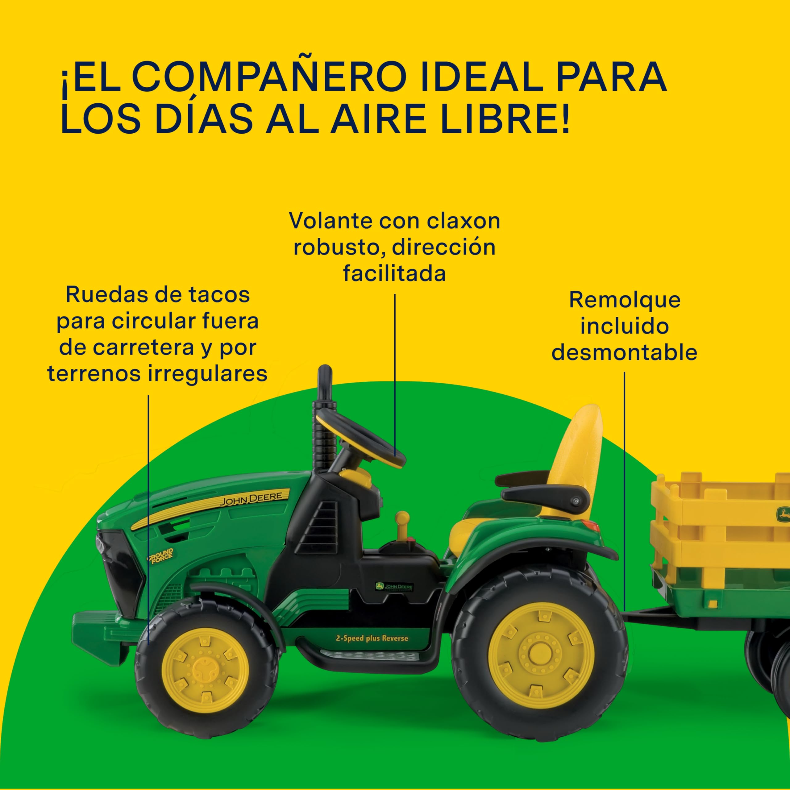 peg-perego-or0047-john-deere-tractor-el-ctrico-12v-con-remolque image 5