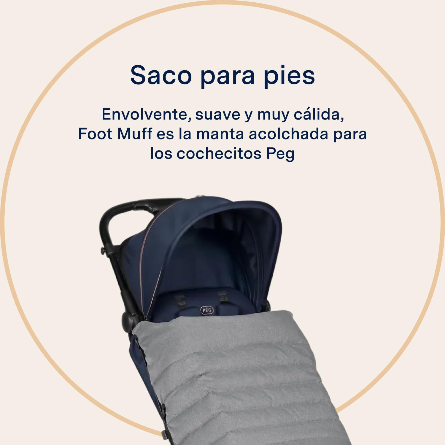peg-perego-foot-muff-saco-de-invierno-acolchado-para-silla-de-paseo-booklet-plik image 2