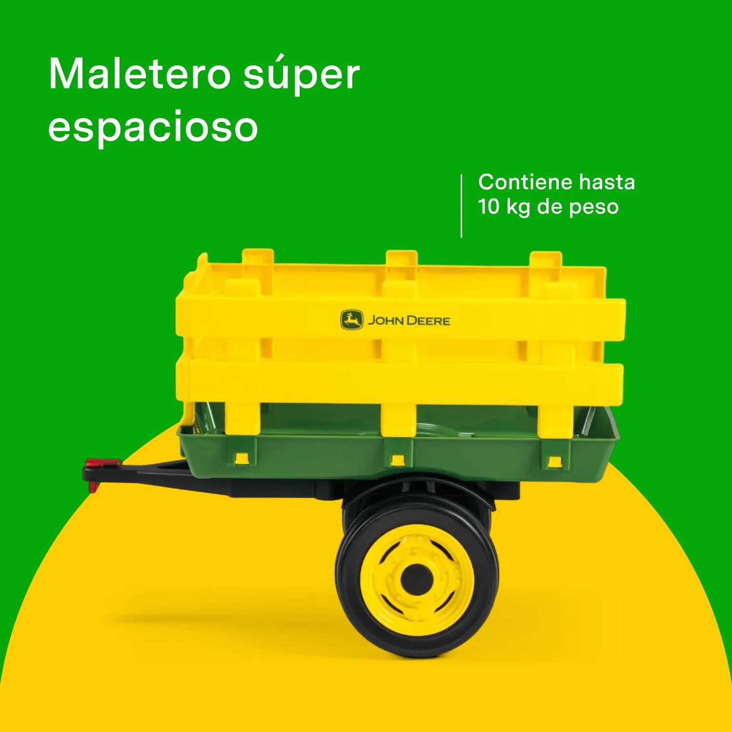 peg-perego-john-deere-stake-side-trailer-remolque-10-kg-2-ruedas image 5