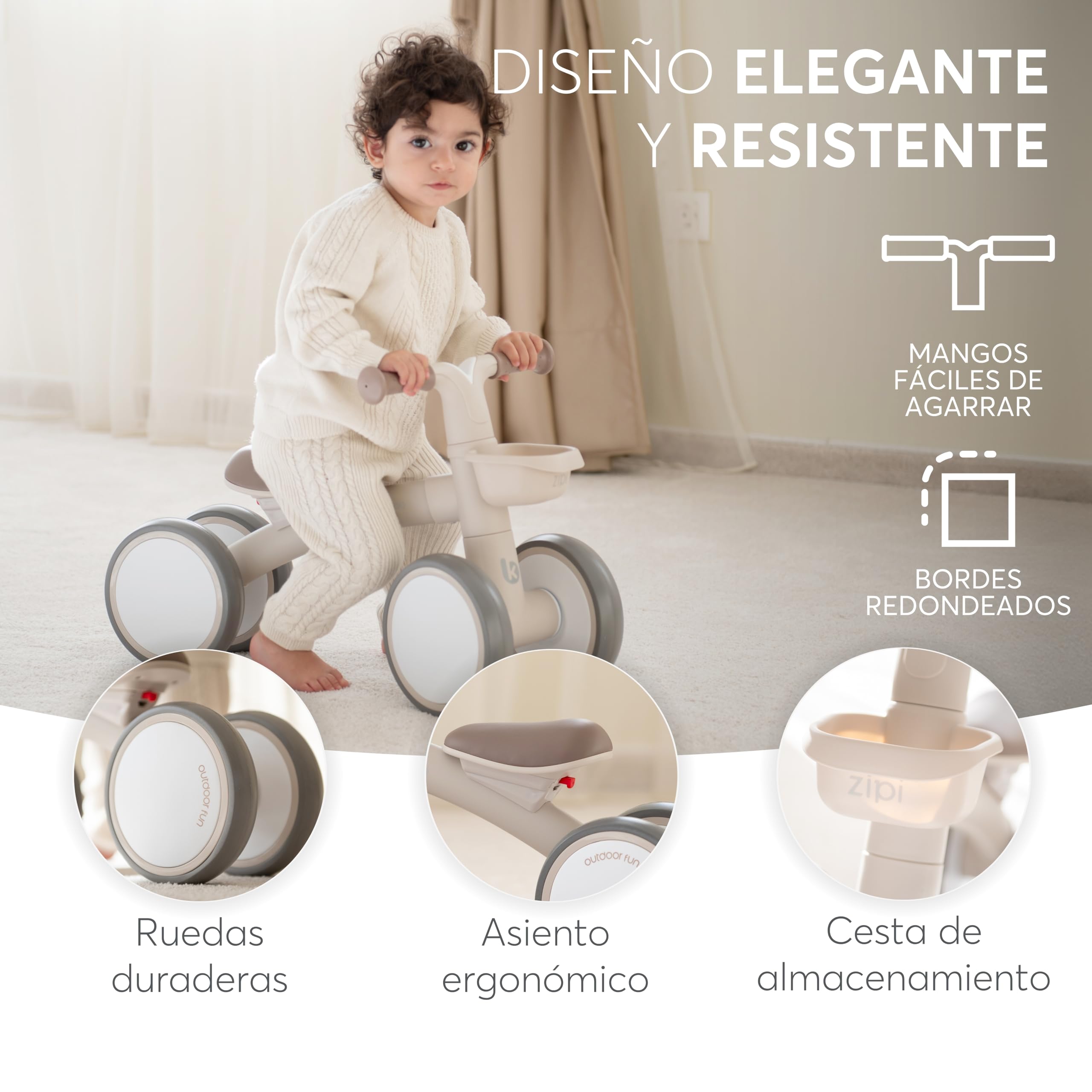 kikkaboo-zipi-bicicleta-sin-pedales-1-3-a-os-rosa-con-cesta image 4