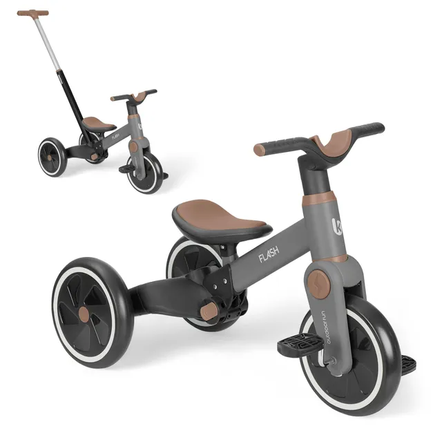 kikkaboo-flash-triciclo-evolutivo-5-en-1-desde-18-meses-a-4-a-os-con-manillar-de image 1
