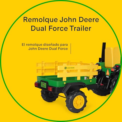 peg-perego-john-deere-dual-force-trailer-remolque-de-dos-ruedas-para-tractor-el- image 8