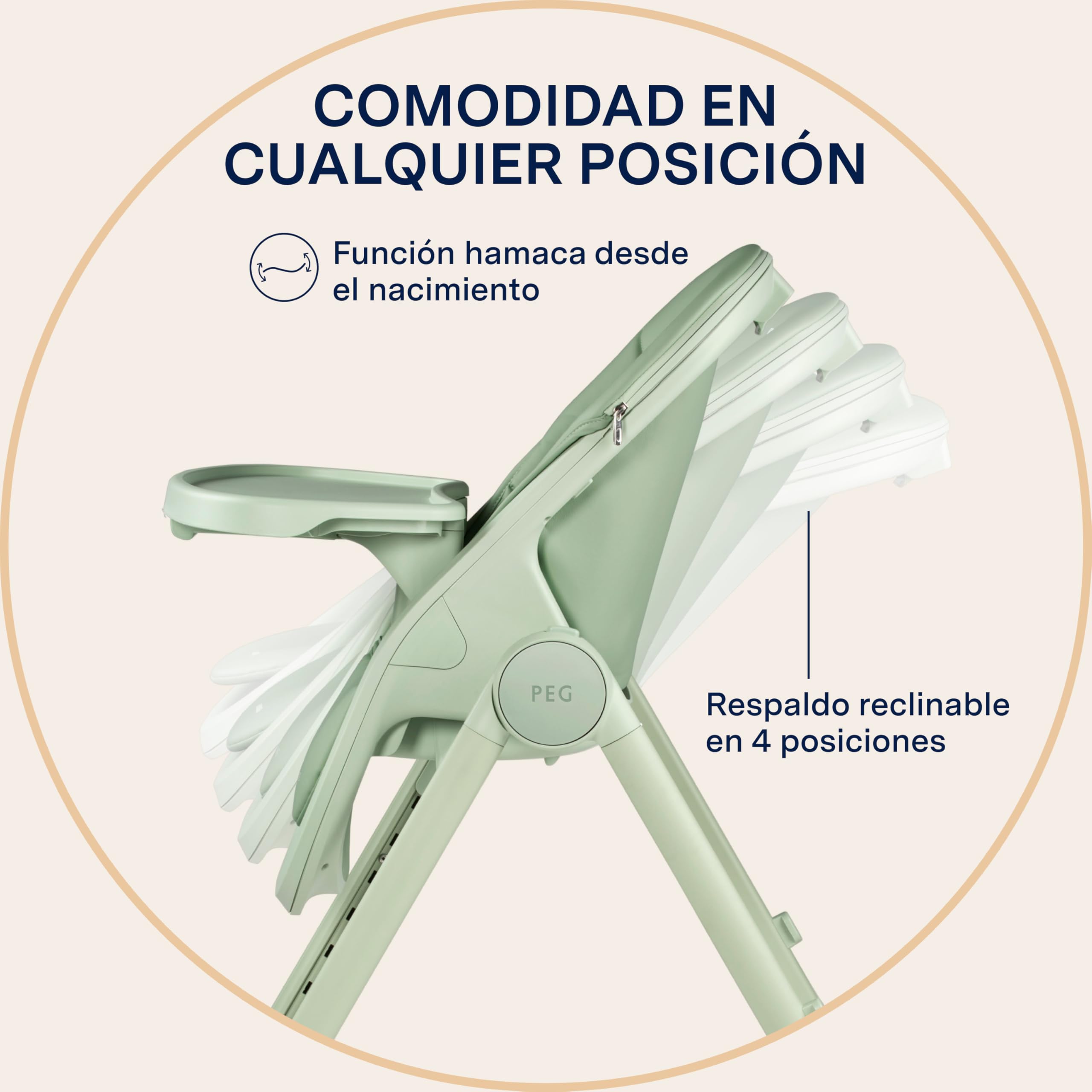 peg-perego-living-trona-evolutiva-3-en-1-sage-0-3-a-os image 3