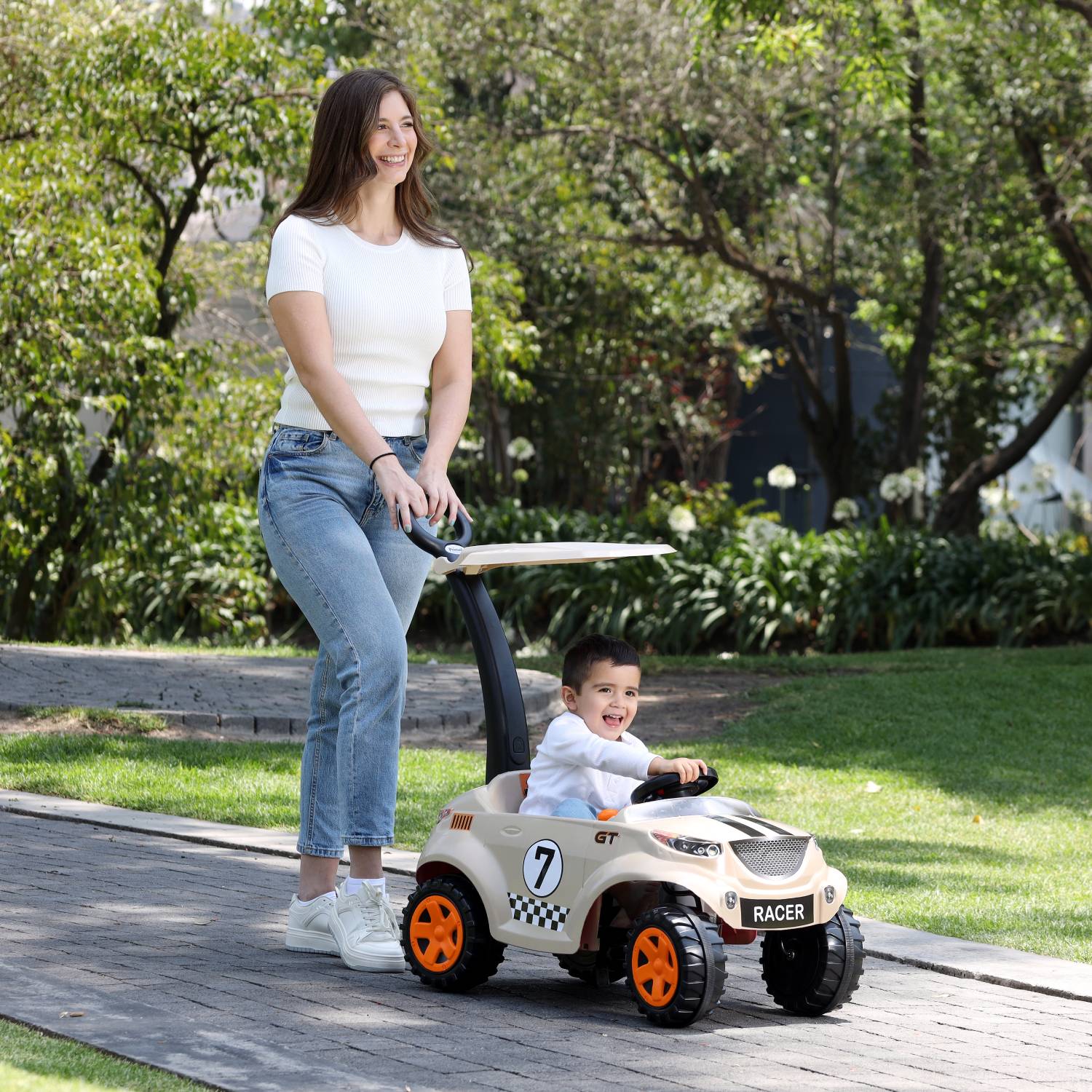 prinsel-push-car-corsa-unisex-con-giro-360-y-sonidos image 2